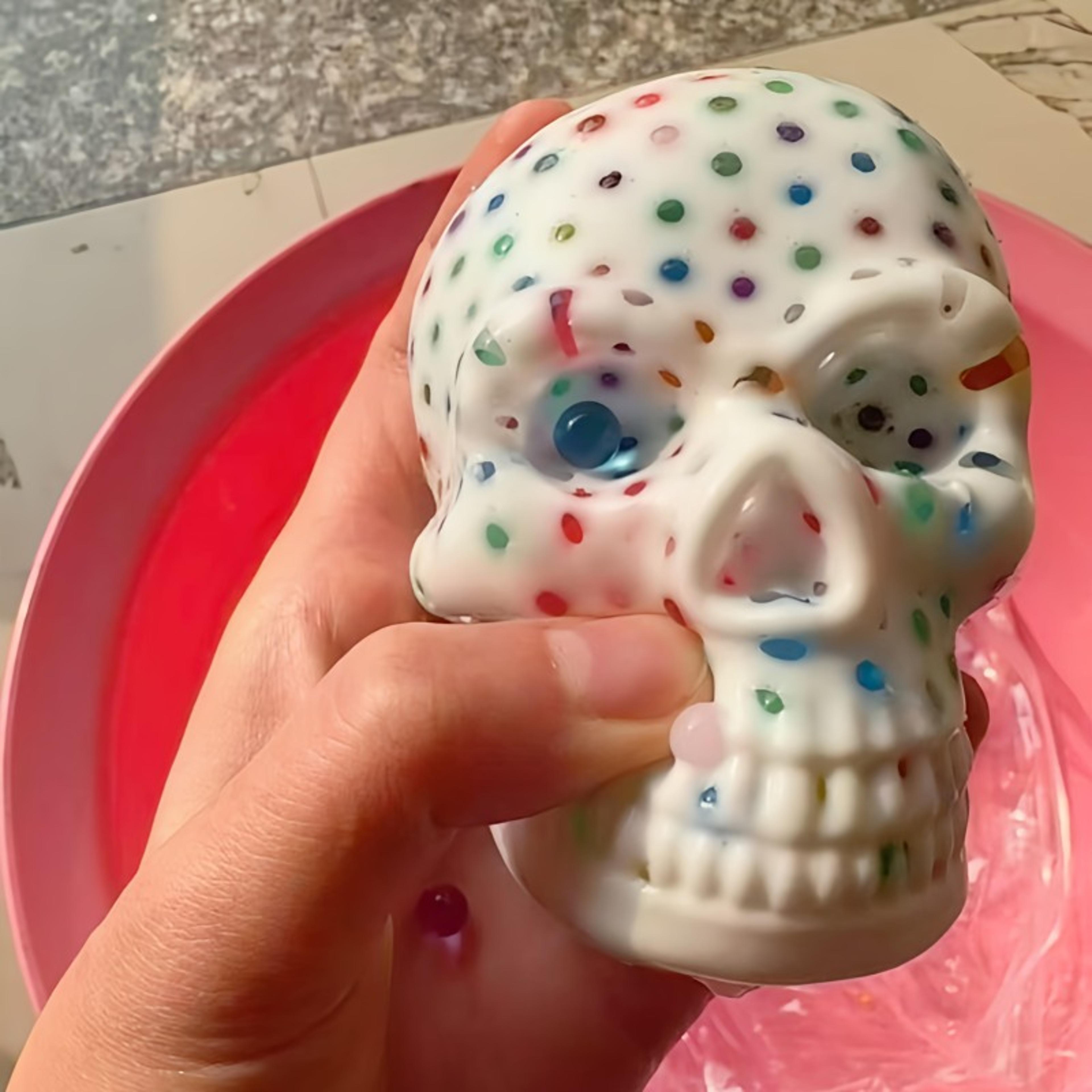 Skull Fidget Popping Toy  Stress Relief Squeeze Tool For Kids And Adults 1
