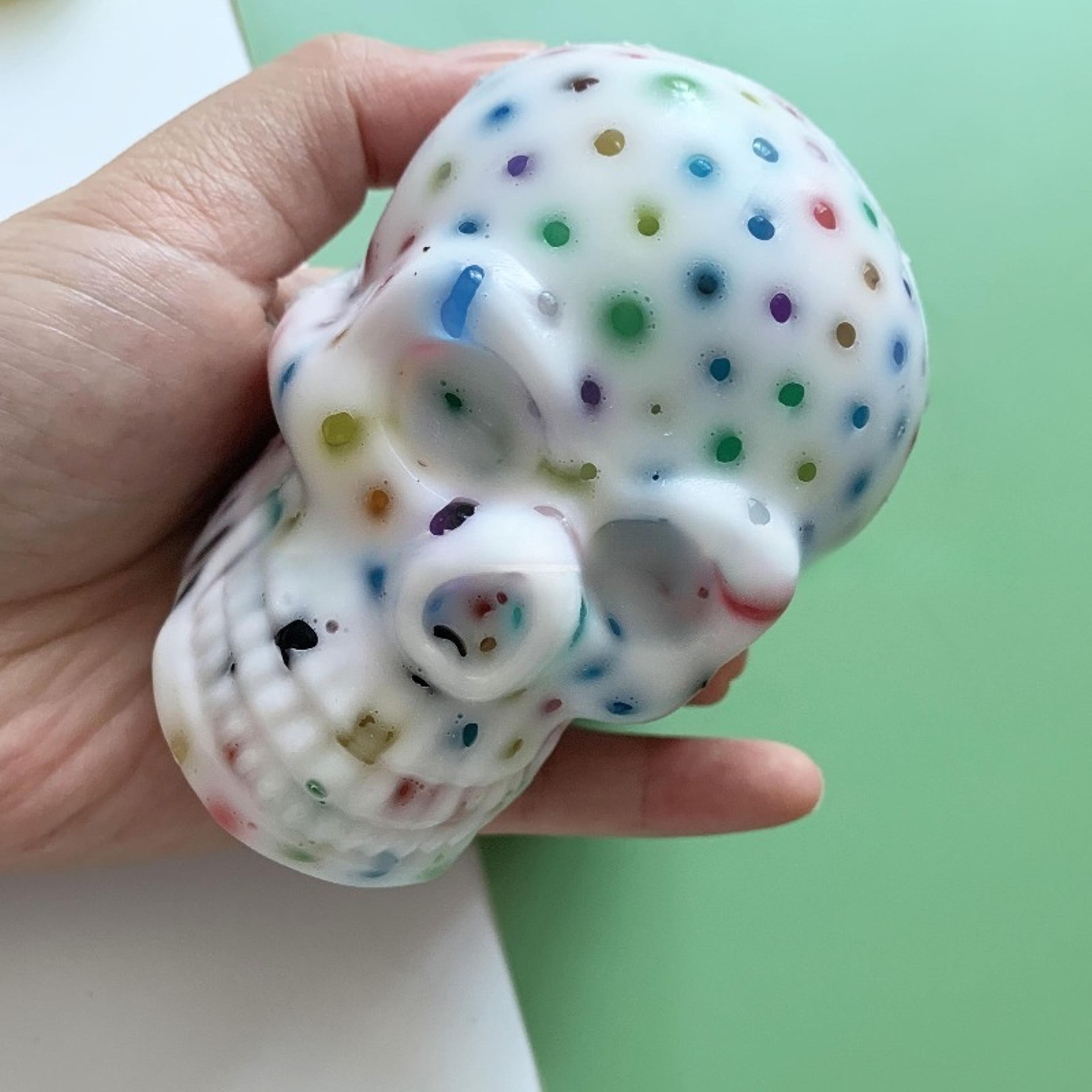 Skull Fidget Popping Toy  Stress Relief Squeeze Tool For Kids And Adults 3