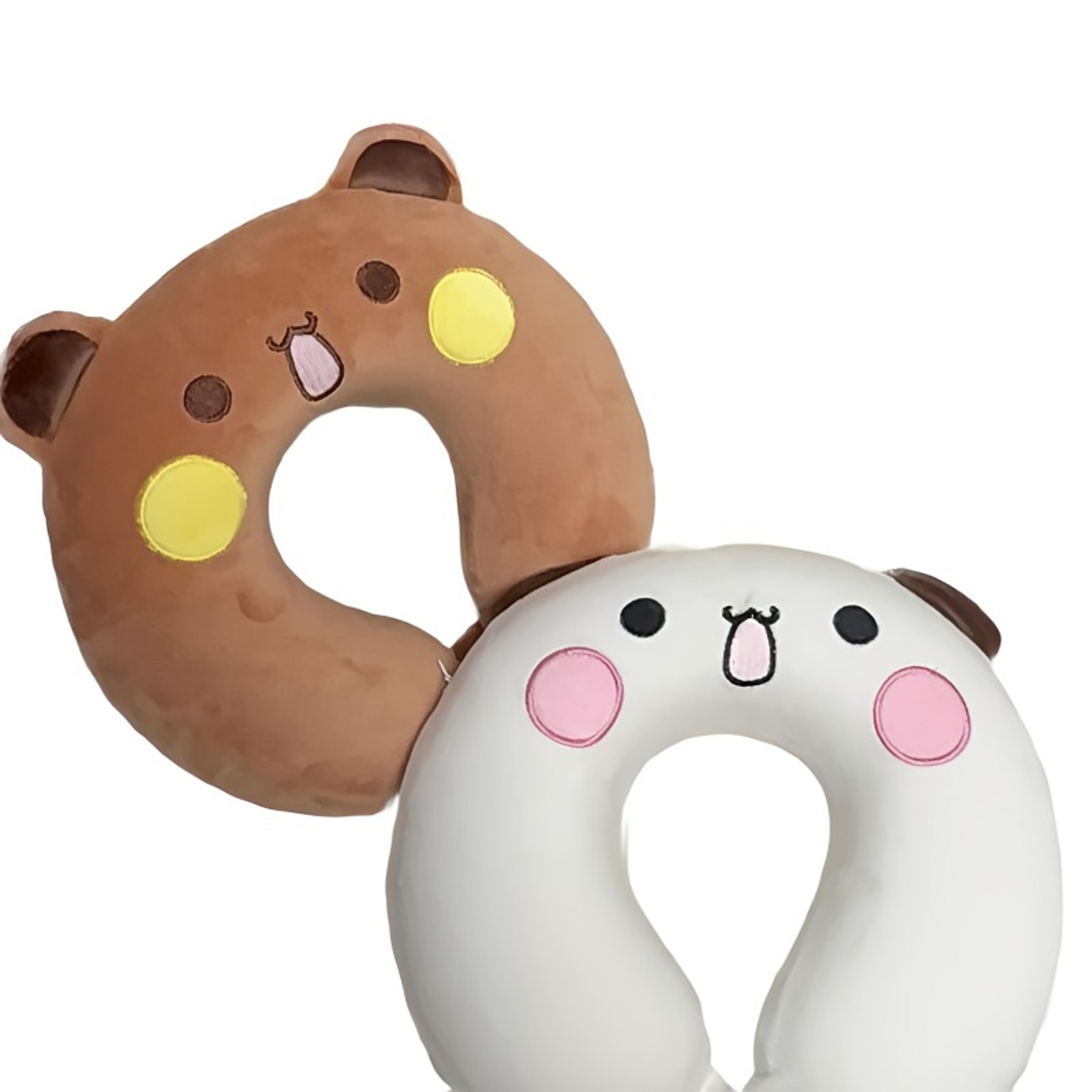 Cute Panda Ushaped Neck Pillow For Travel Adults  Children 1