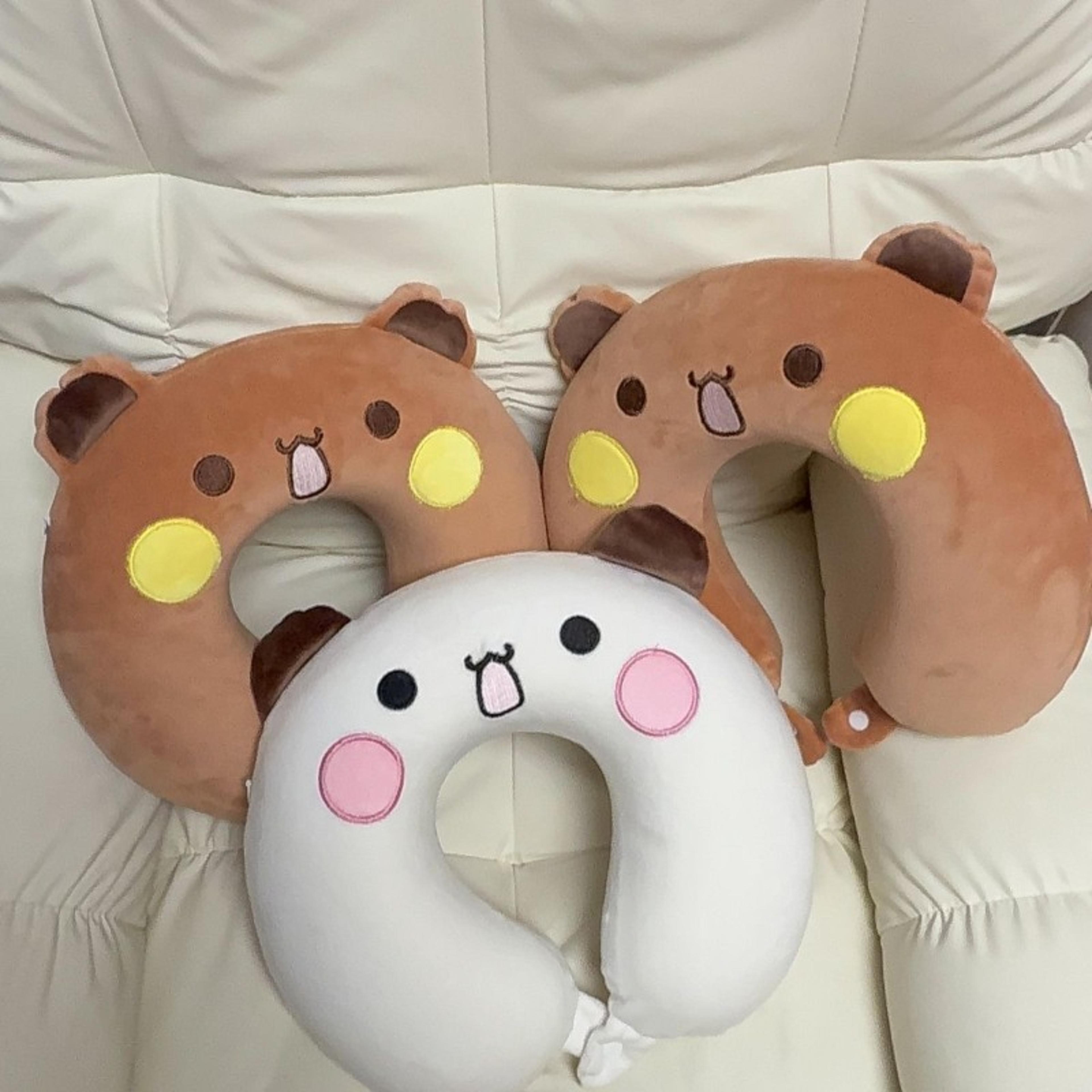 Cute Panda Ushaped Neck Pillow For Travel Adults  Children 3
