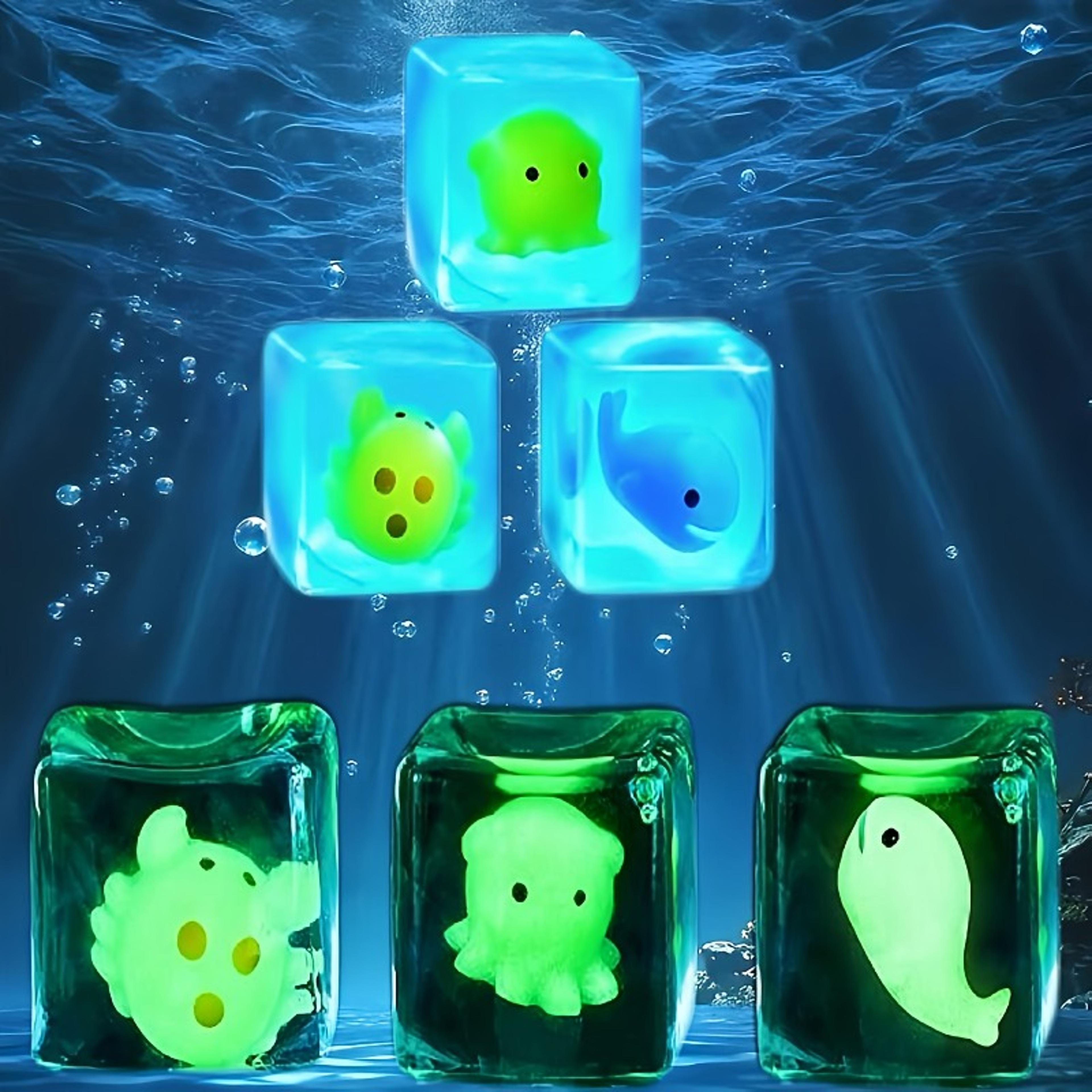 Super Soft Luminous Ice Cube Squeeze Toy  StressRelieving Animal Fun 0