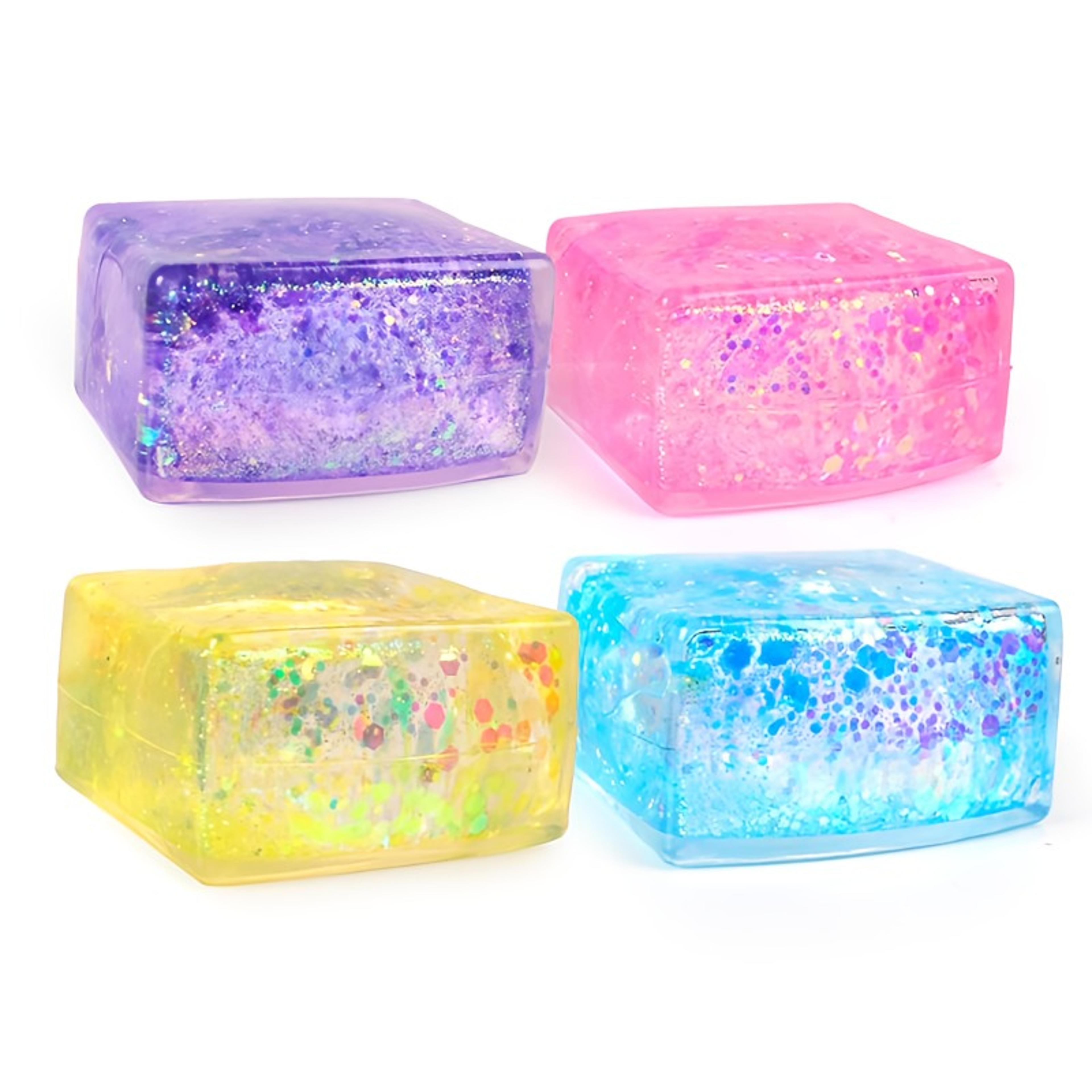 Shiny Maltose Cube Squeeze Toy  AntiStress Slow Rebound Sensory Fidget Toy For Relaxation And Fun 3