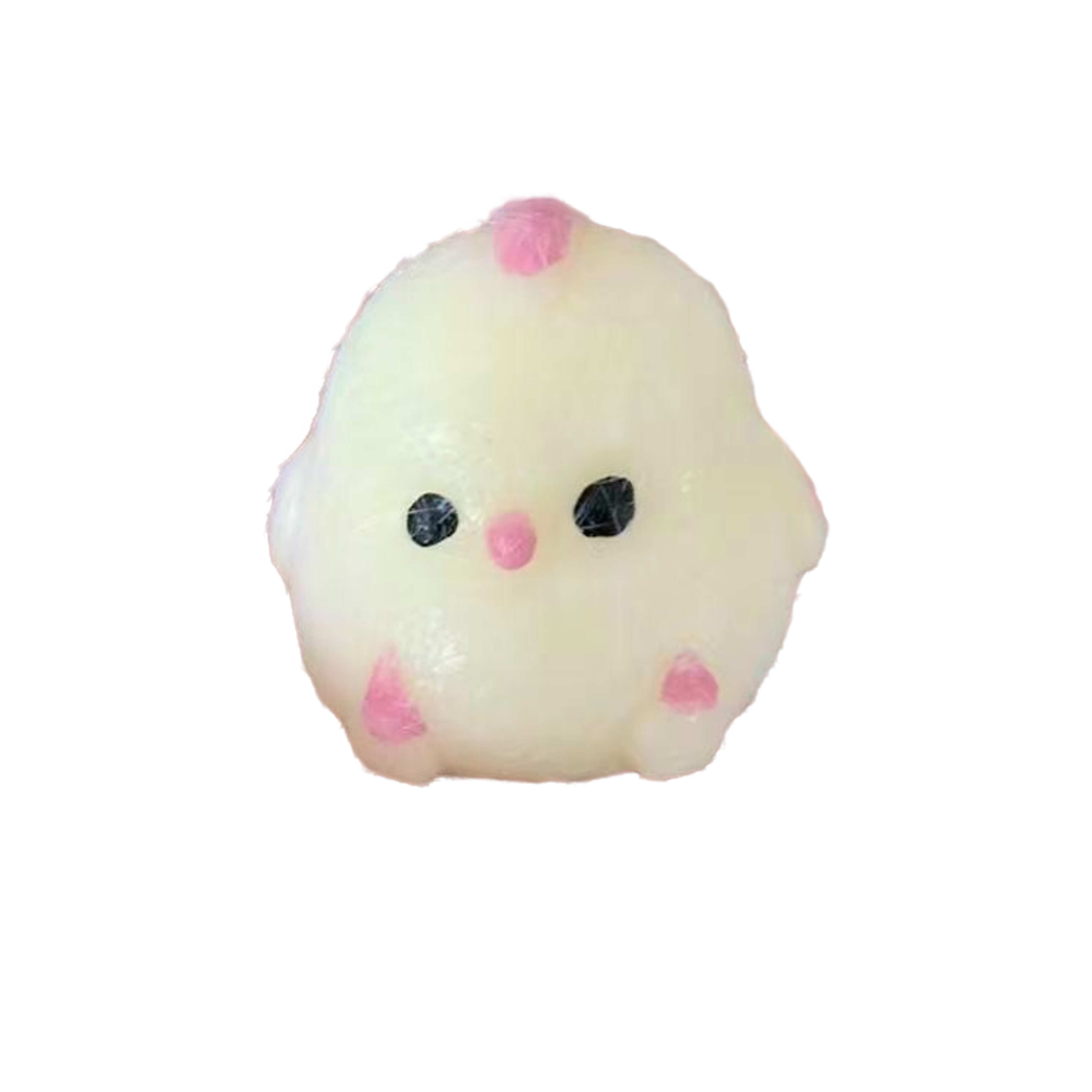 Cute Squishy Chick Stress Relief Keychain  Kawaii Rebound Chicken Toy For Bag  Phone Charm 3