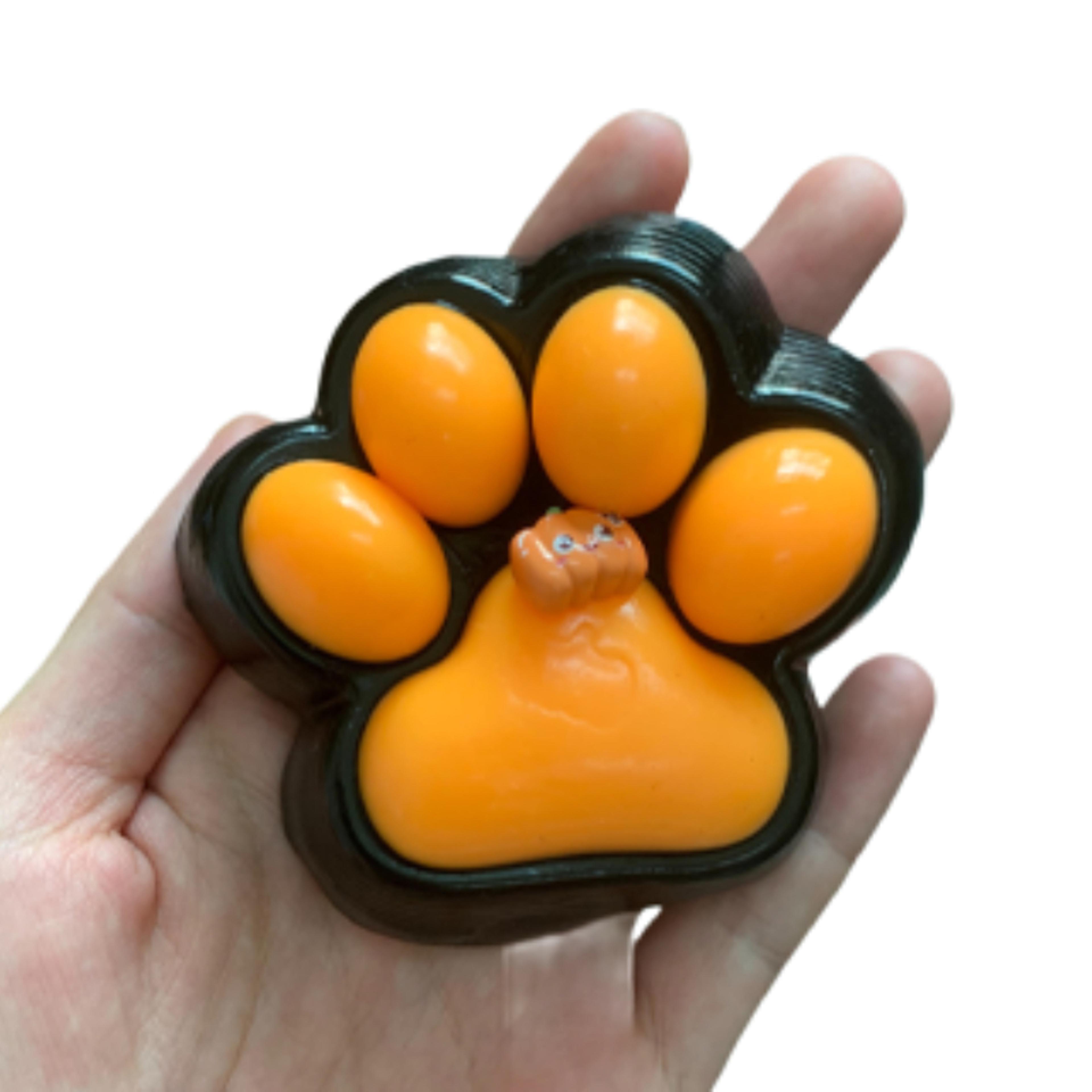 Cat Paw Stress Relief Toy  Soft Jelly Feel Squeeze Toy For Kids  Adults 0