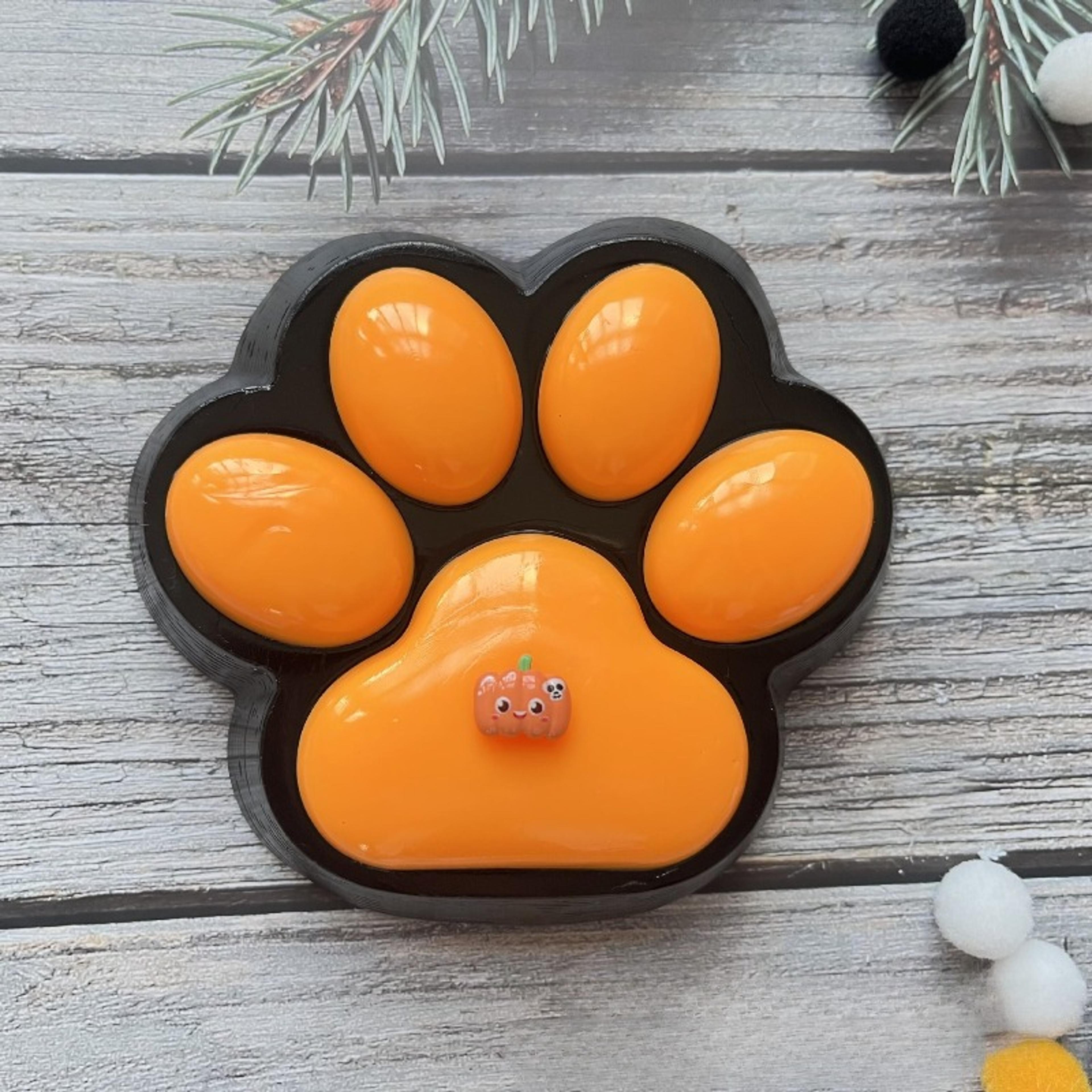 Cat Paw Stress Relief Toy  Soft Jelly Feel Squeeze Toy For Kids  Adults 3
