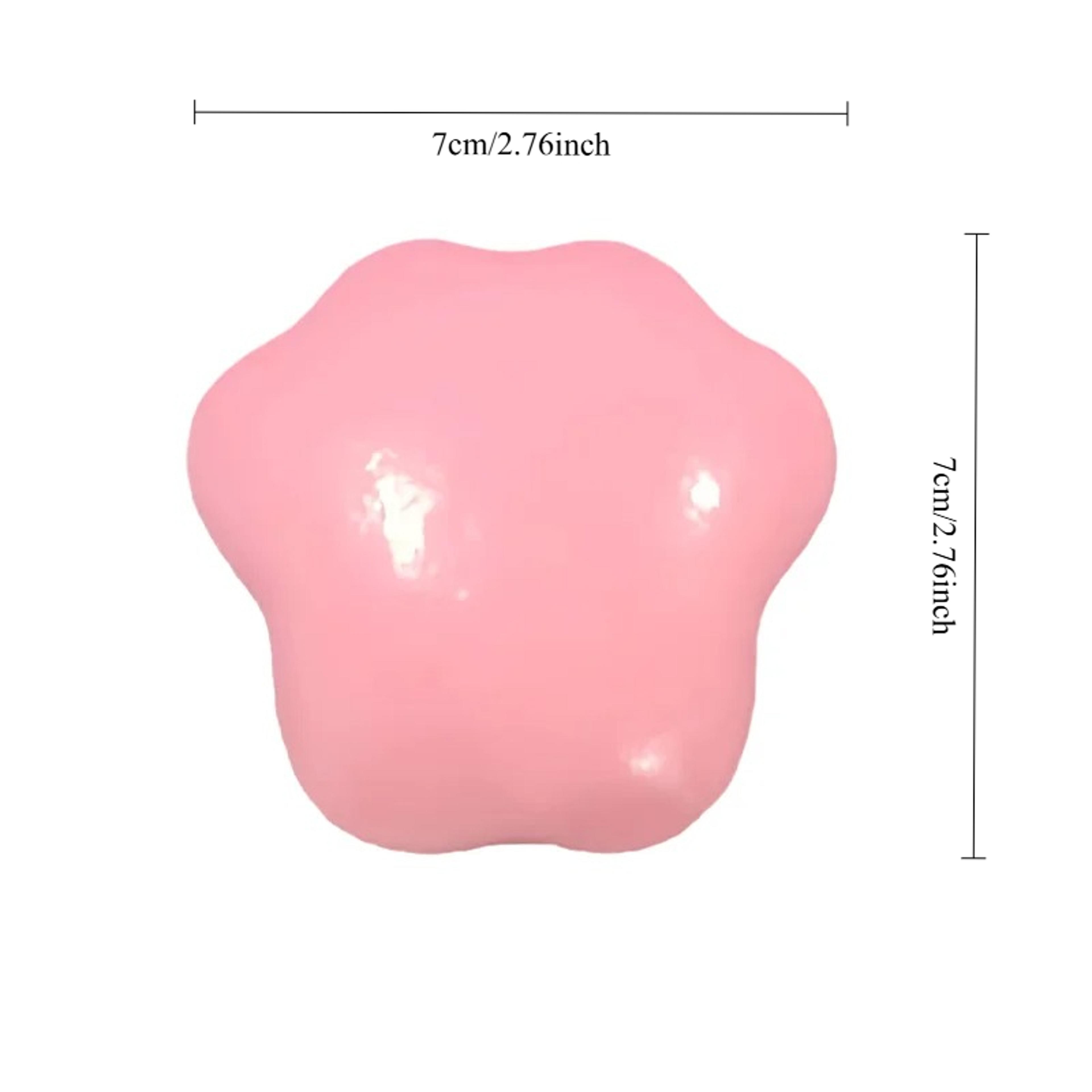 Cute Pink Cat Paw Fidget Toy  Slow Rebound Stress Reliever For Girls 5