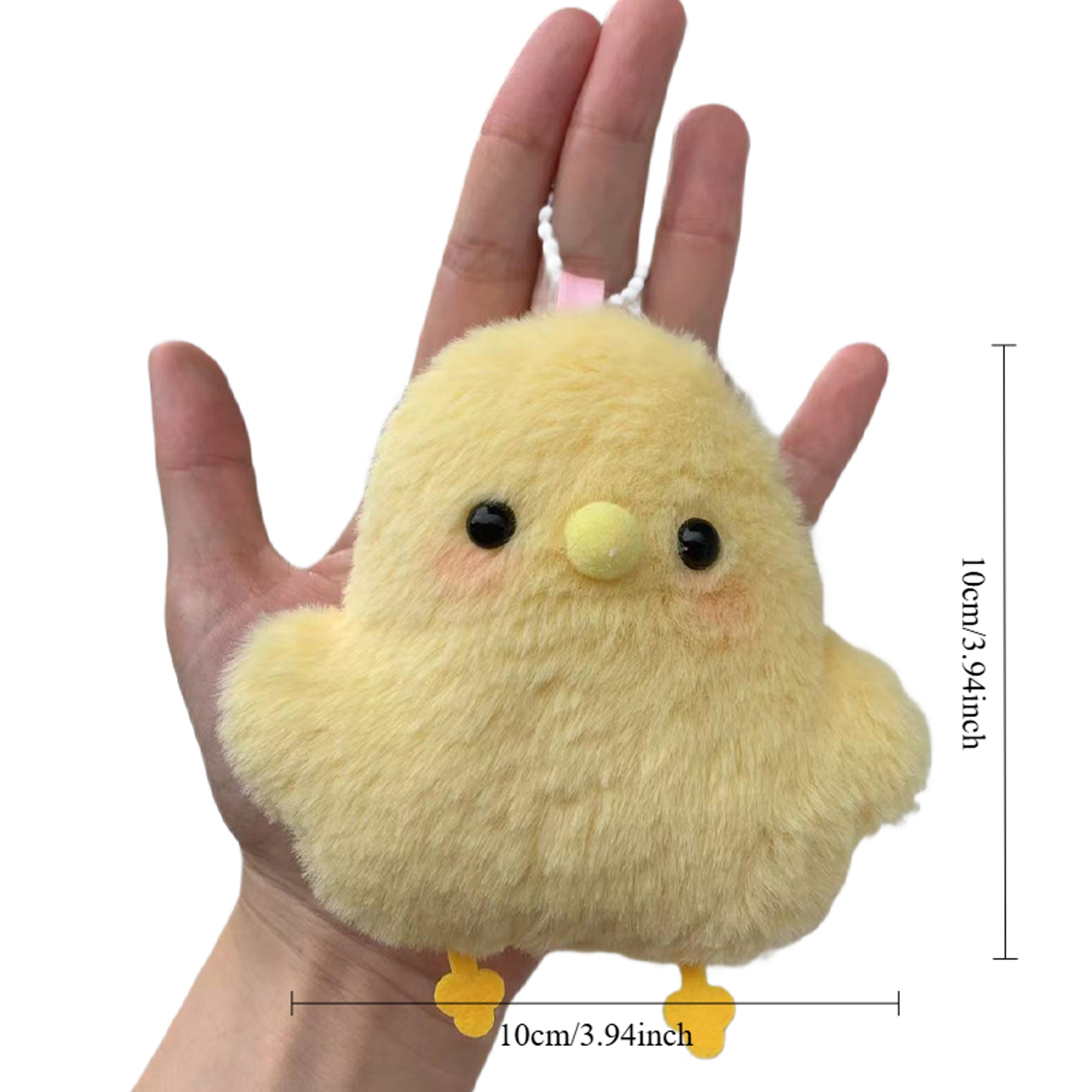 Super Cute Plush Chicken Keychain  Cartoon Chicken Doll Pendant For Schoolbag Bag Decor  Creative G 5