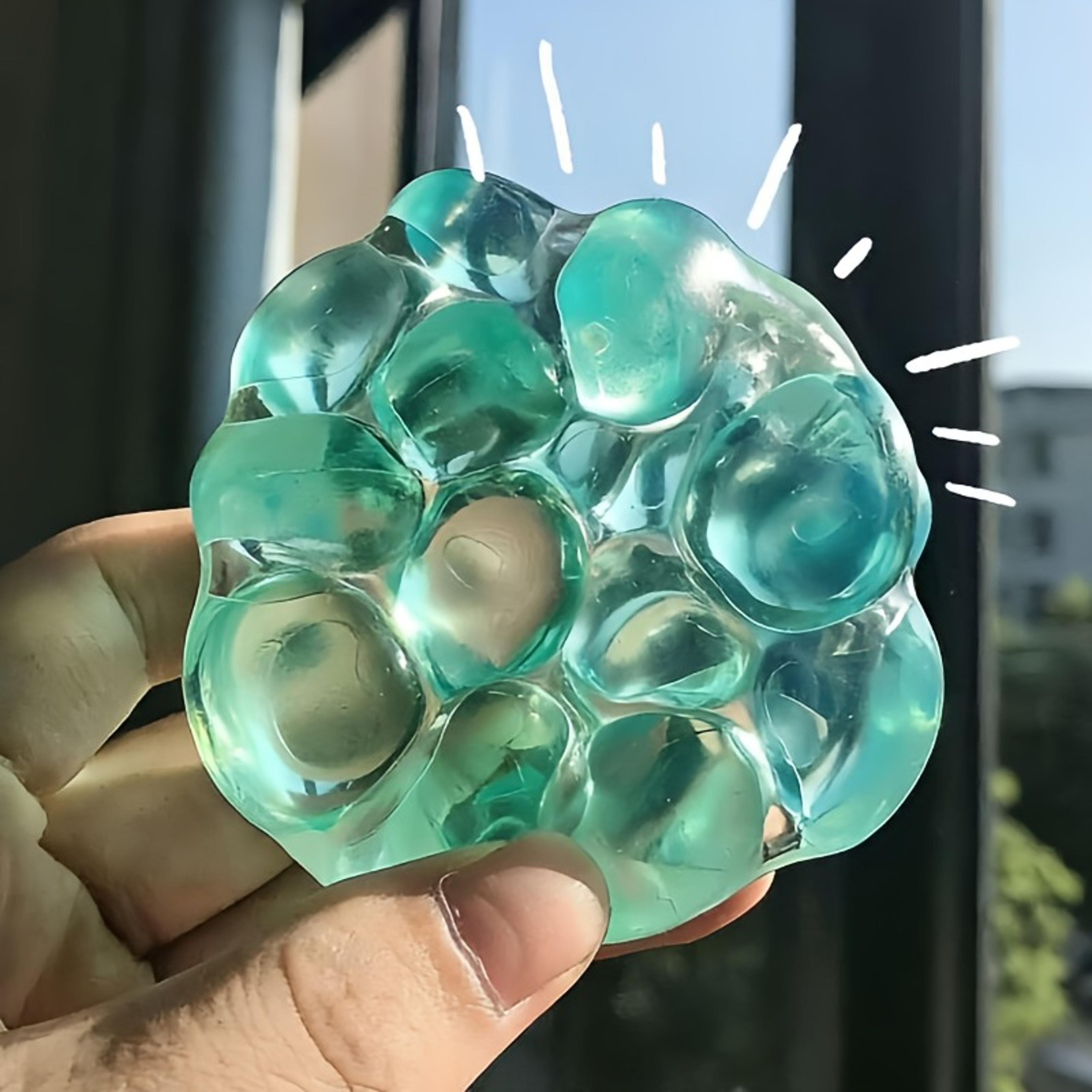 Squishy Gemstone Stress Relief Ball Transparent Squeeze Toy For Relaxation And Anxiety Relief 6