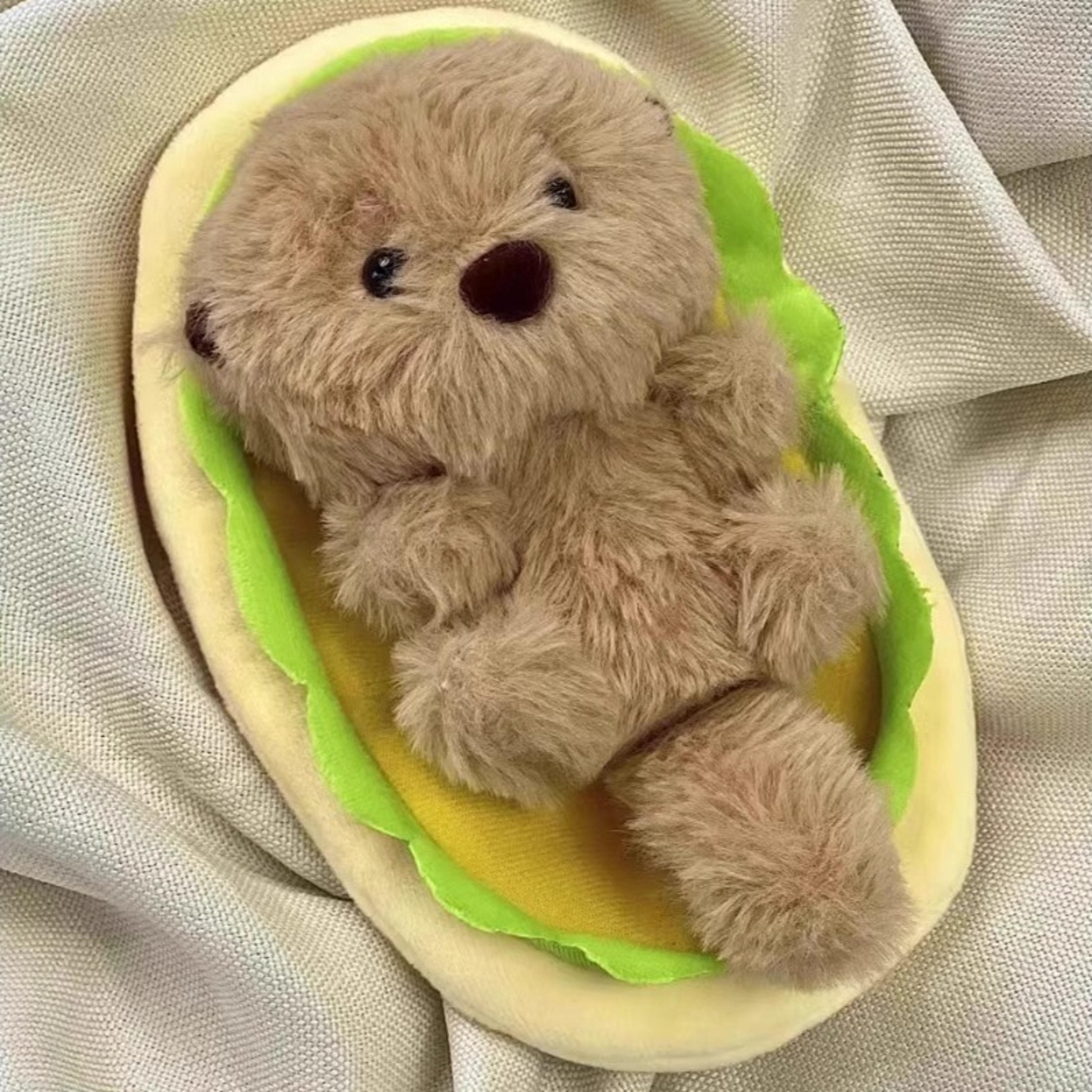 Cute Sea Otter Plush Toy Soft And Fluffy Otter Stuffed Animal Doll For Boys  Girls Adorable Desk Or 1