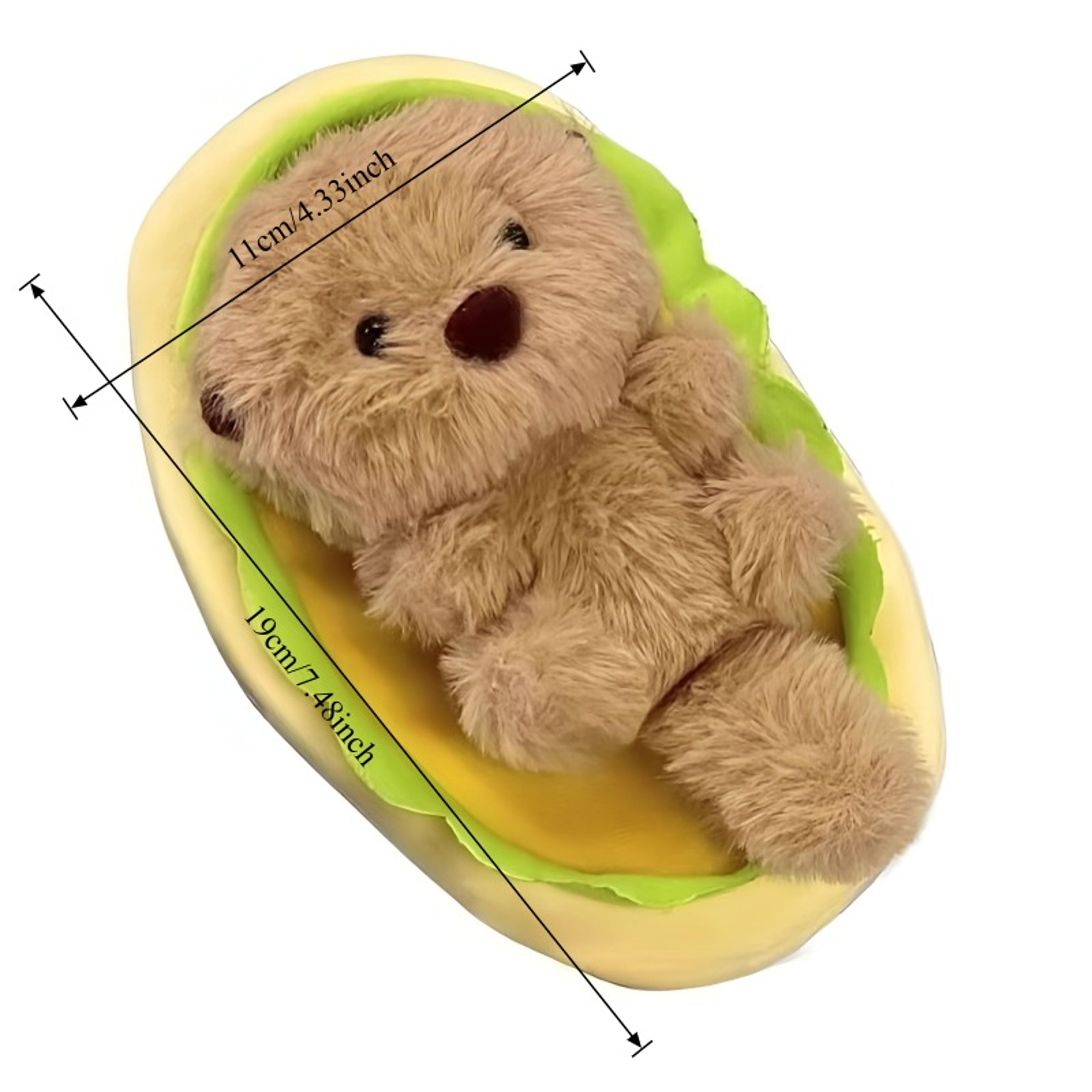Cute Sea Otter Plush Toy Soft And Fluffy Otter Stuffed Animal Doll For Boys  Girls Adorable Desk Or 5