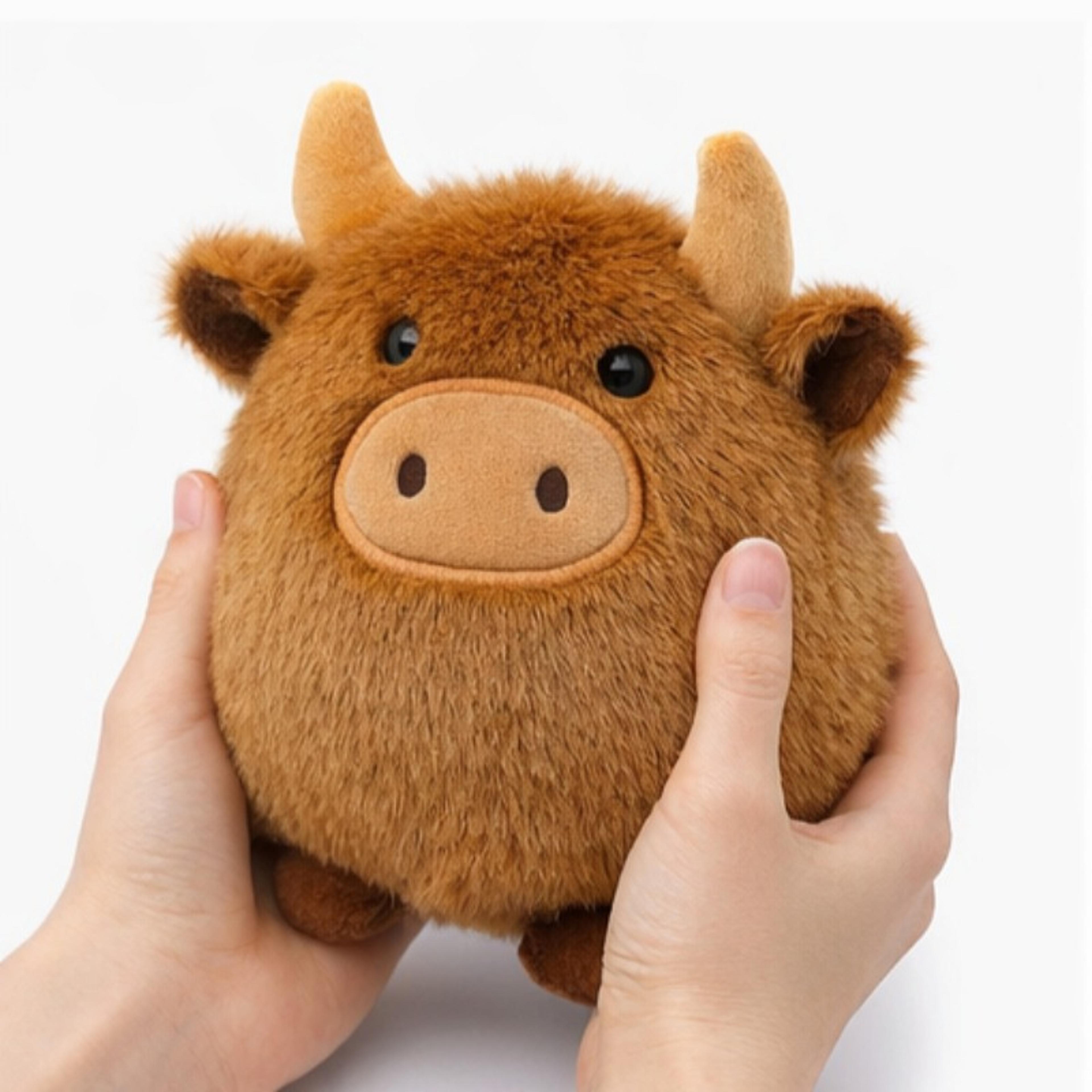 Highland Cow Plush Keychain Super Soft Bull Stuffed Animal Pendant For Car Bags And Birthday Gifts 4