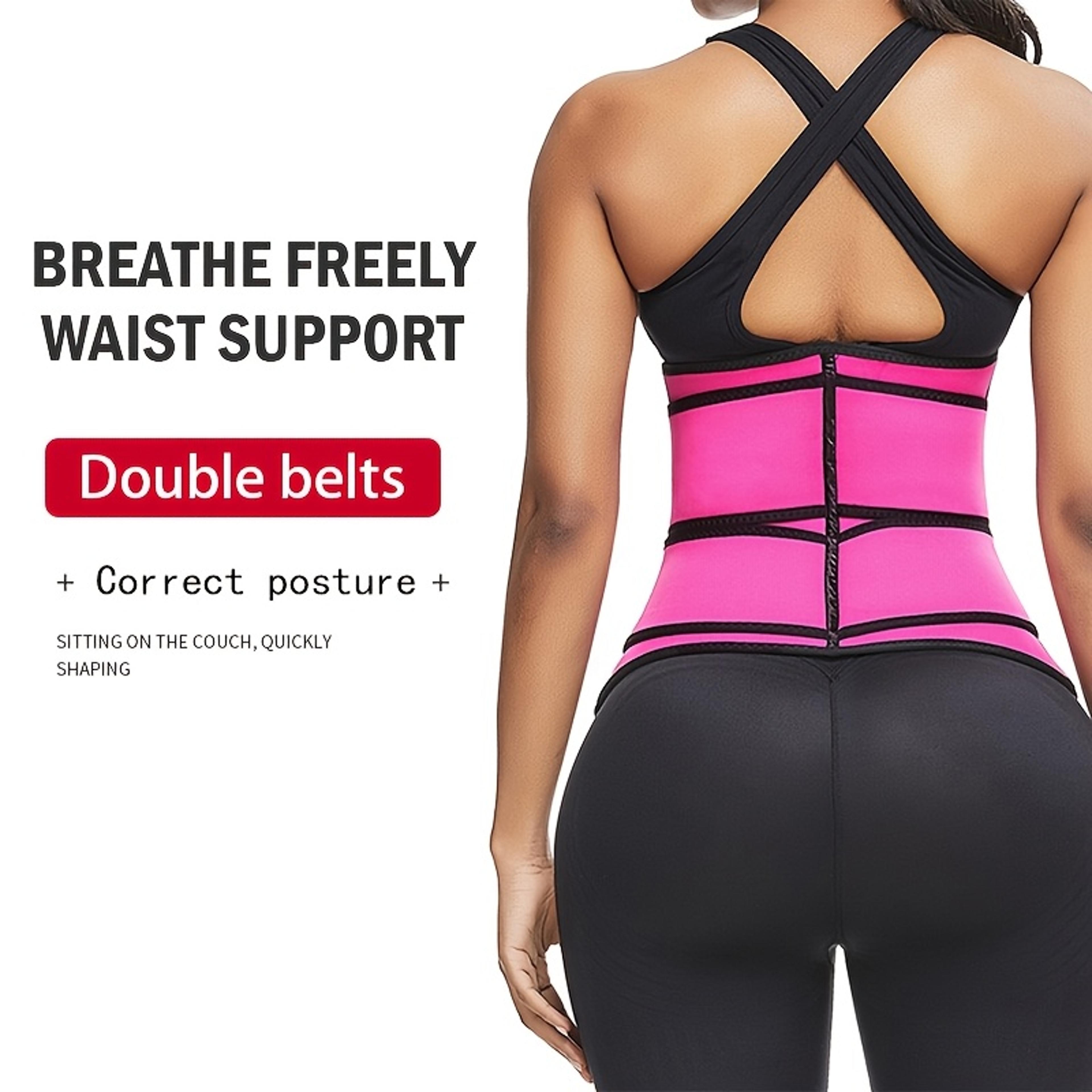 Neoprene Slimming Waist Trainer Girdle Sauna Sweat Shaping Belt For Women 3