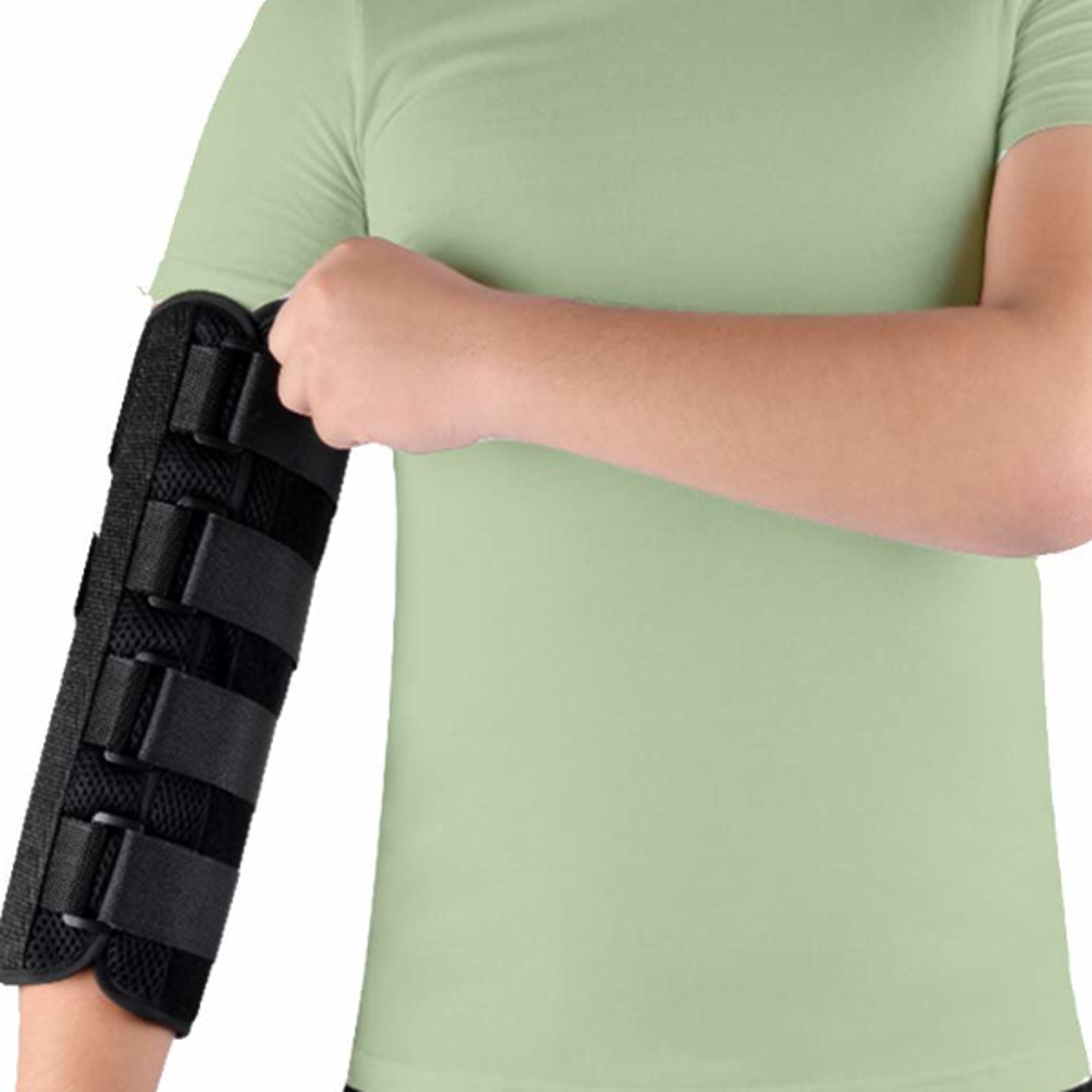 Elbow Brace for Cubital Tunnel Syndrome Night Sleep Support with Plastic Strips for Ulnar Nerve  Te