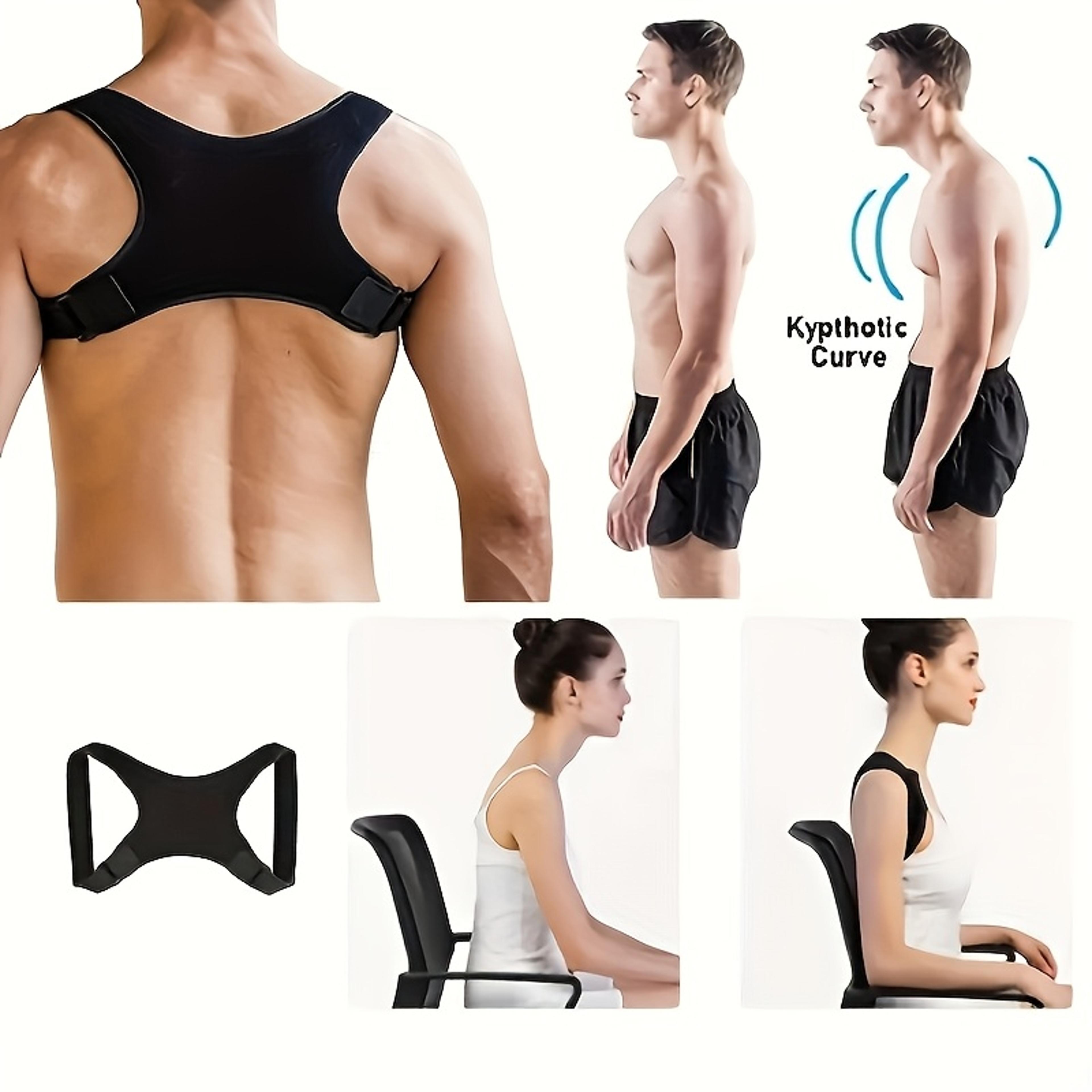 Adjustable Back Brace Posture Corrector For Men And Women Upper Back  Shoulder Support For Neck And 2