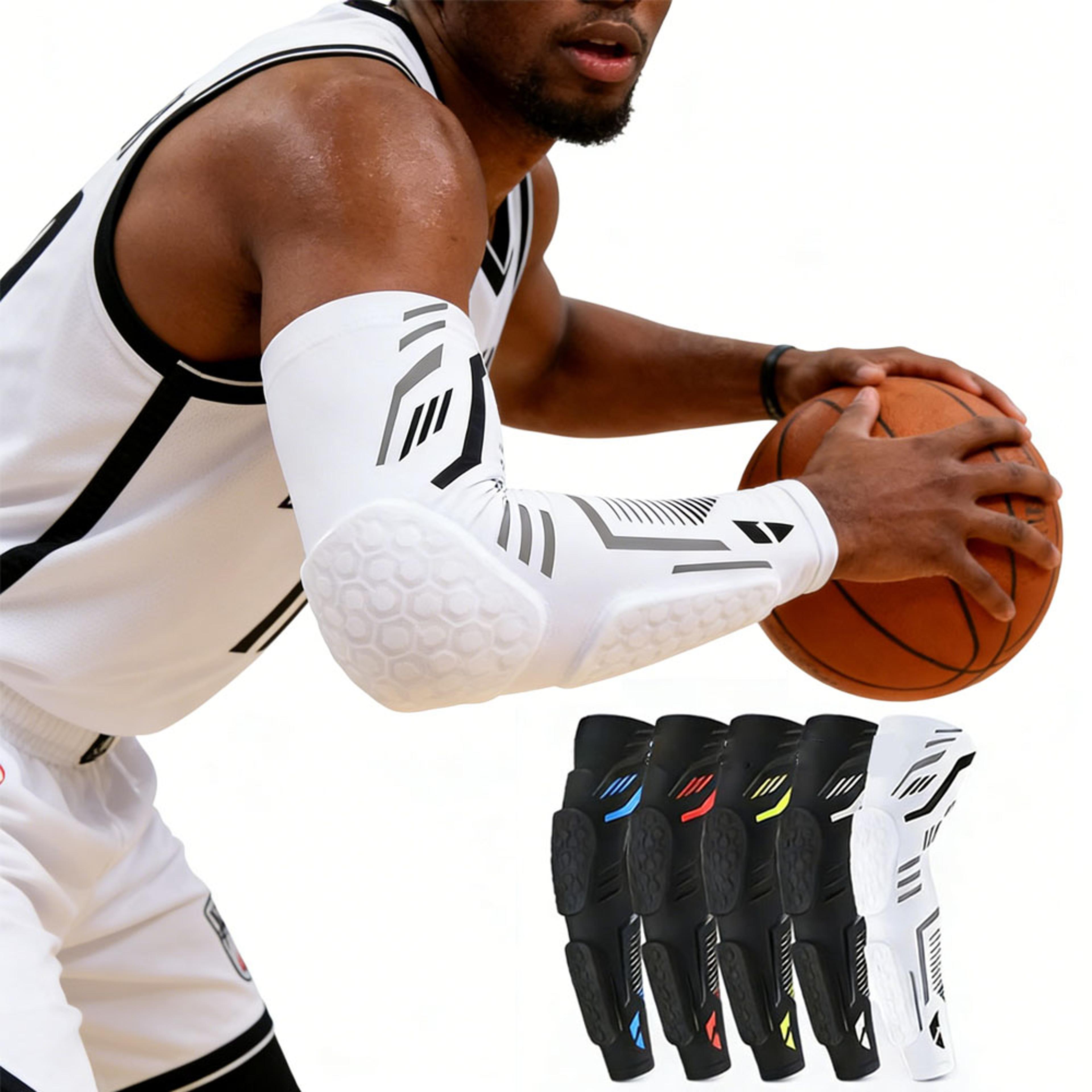 Sports Padded Arm Sleeves Protective Compression Elbow Pad For Basketball Football Volleyball  Gym  0