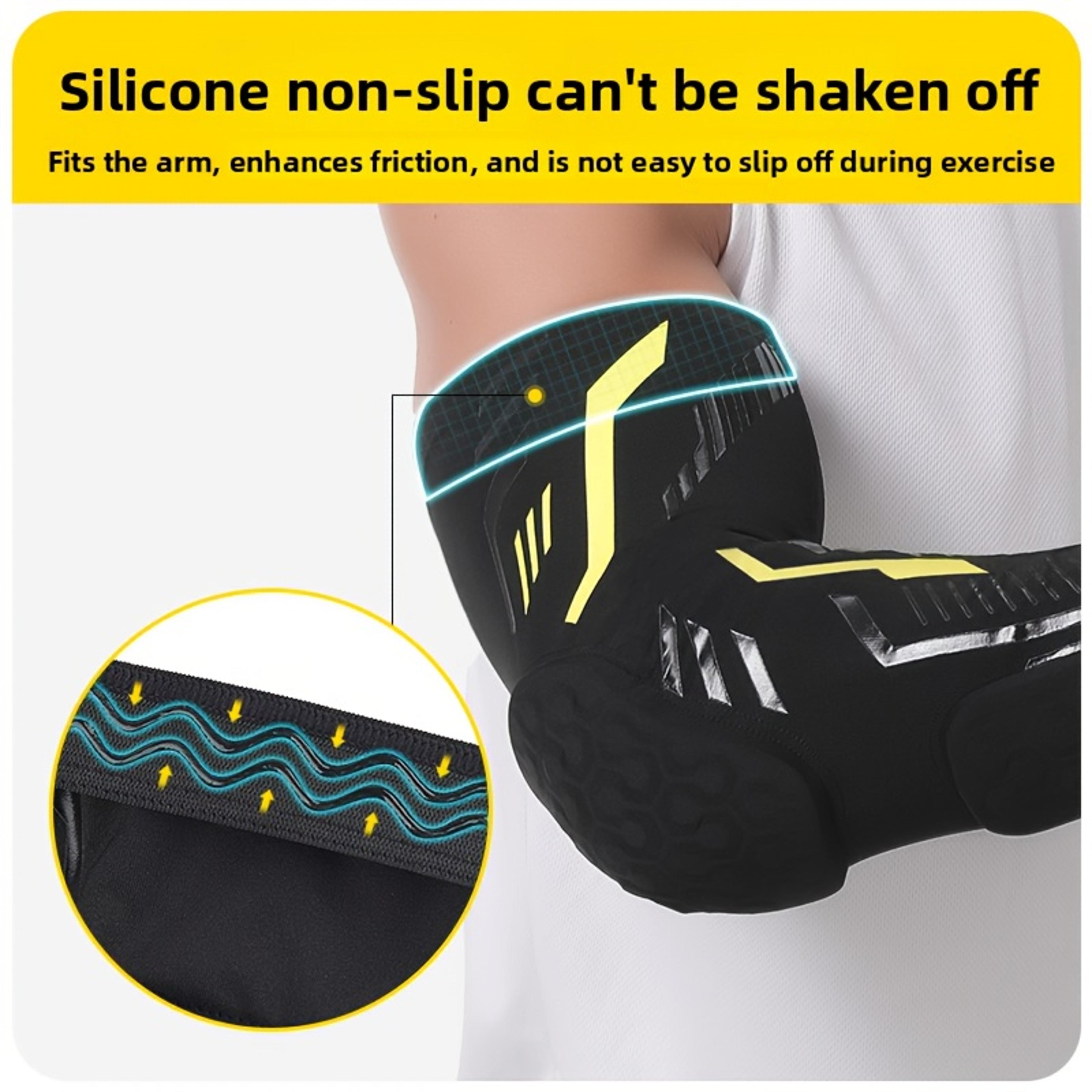 Sports Padded Arm Sleeves Protective Compression Elbow Pad For Basketball Football Volleyball  Gym  3