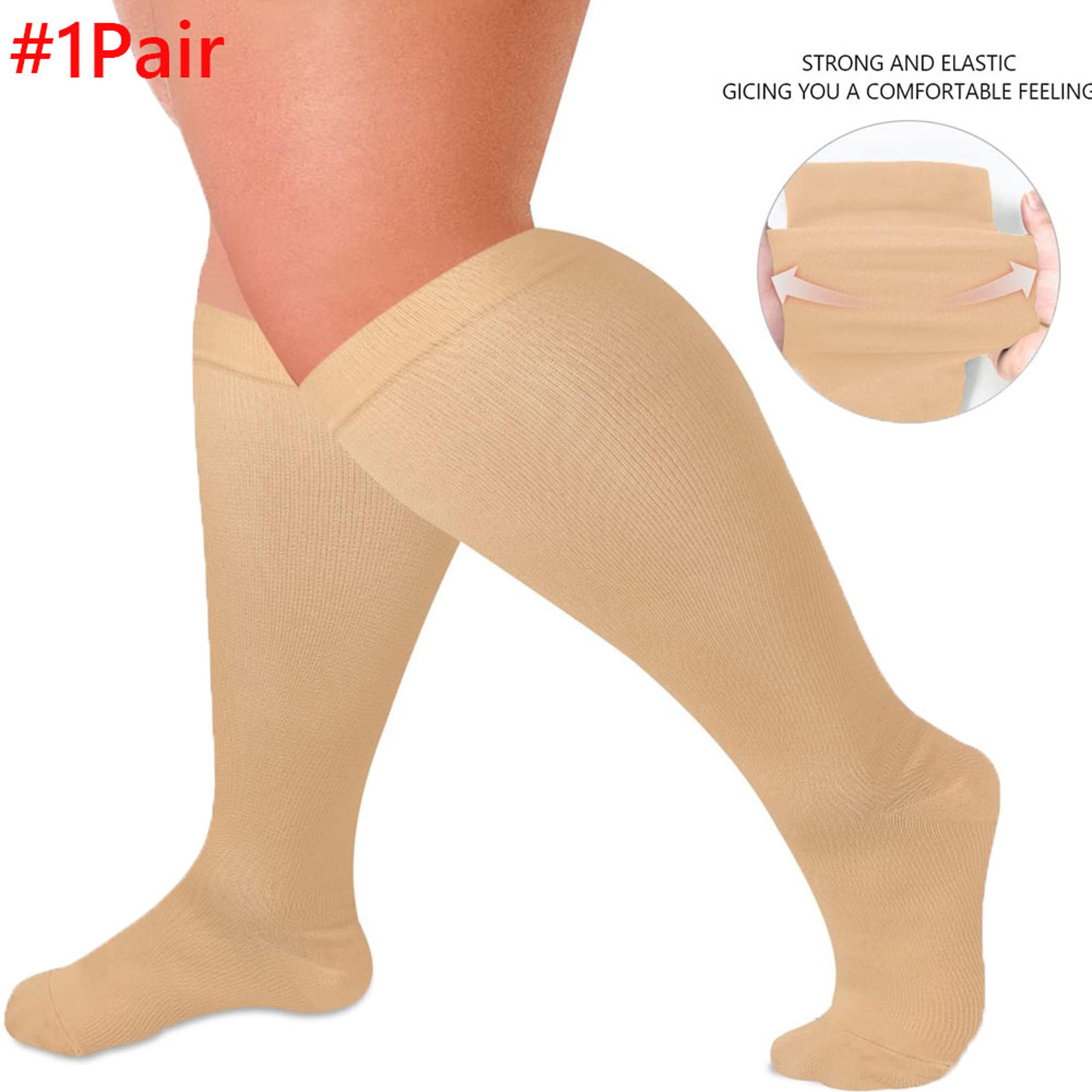 Plus Size Wide Calf Compression Socks For AllDay Circulation Support 7