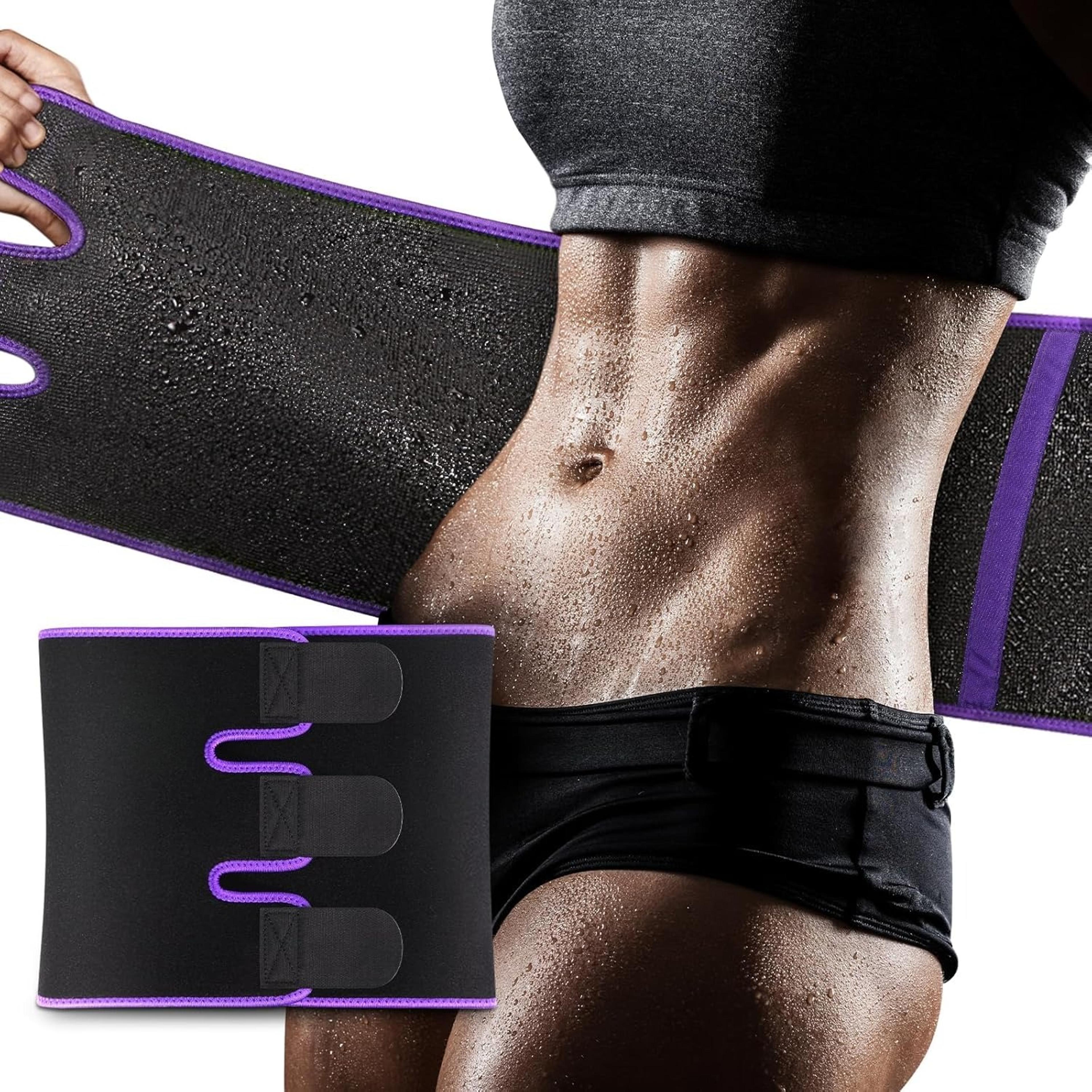 Waist Trimmer Sweat Belt For Men And Women Adjustable Belly Stomach Wrap 6