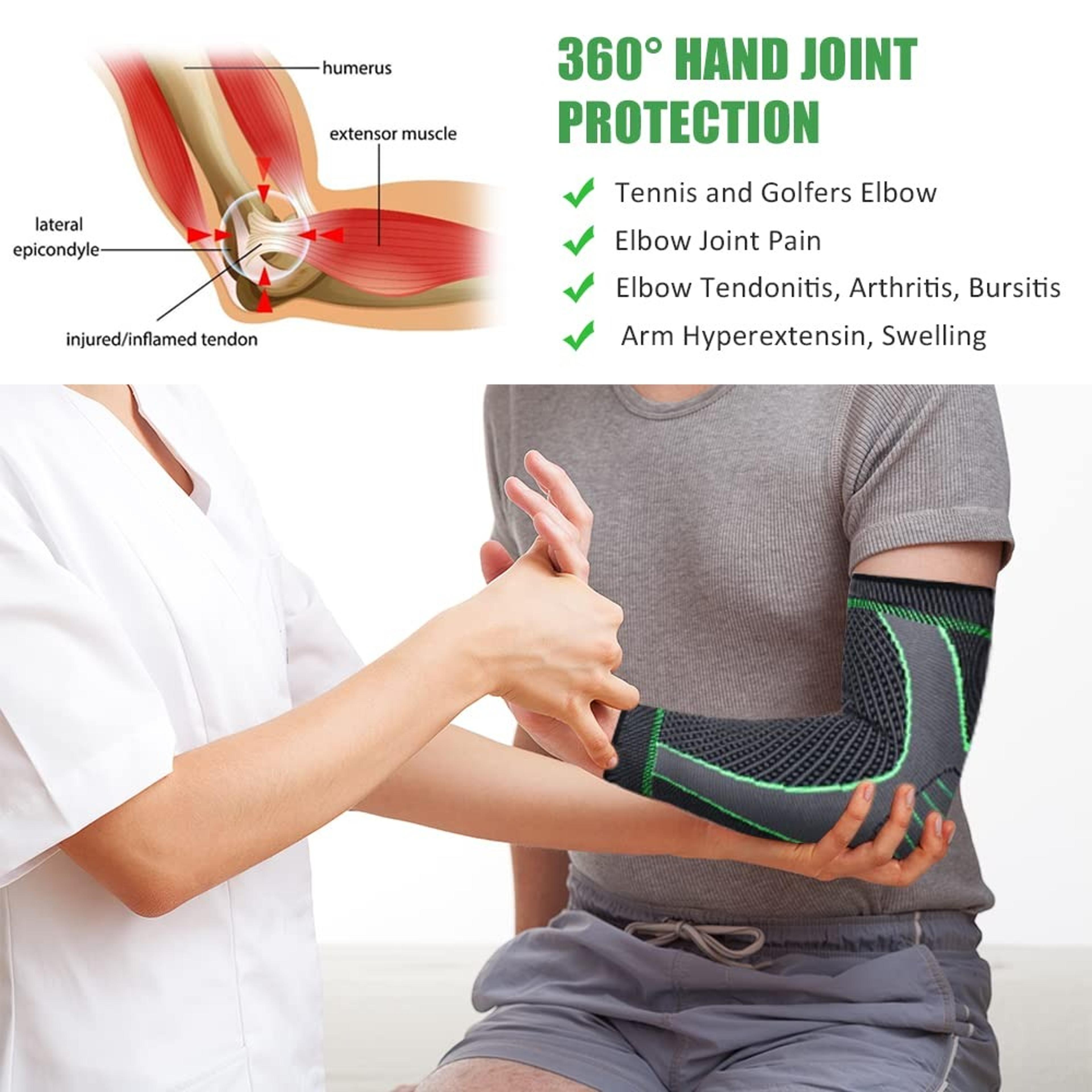 Compression Sleeve For Tendonitis Elbow Support For Men And Women Sports Arm Protection For Tennis  3