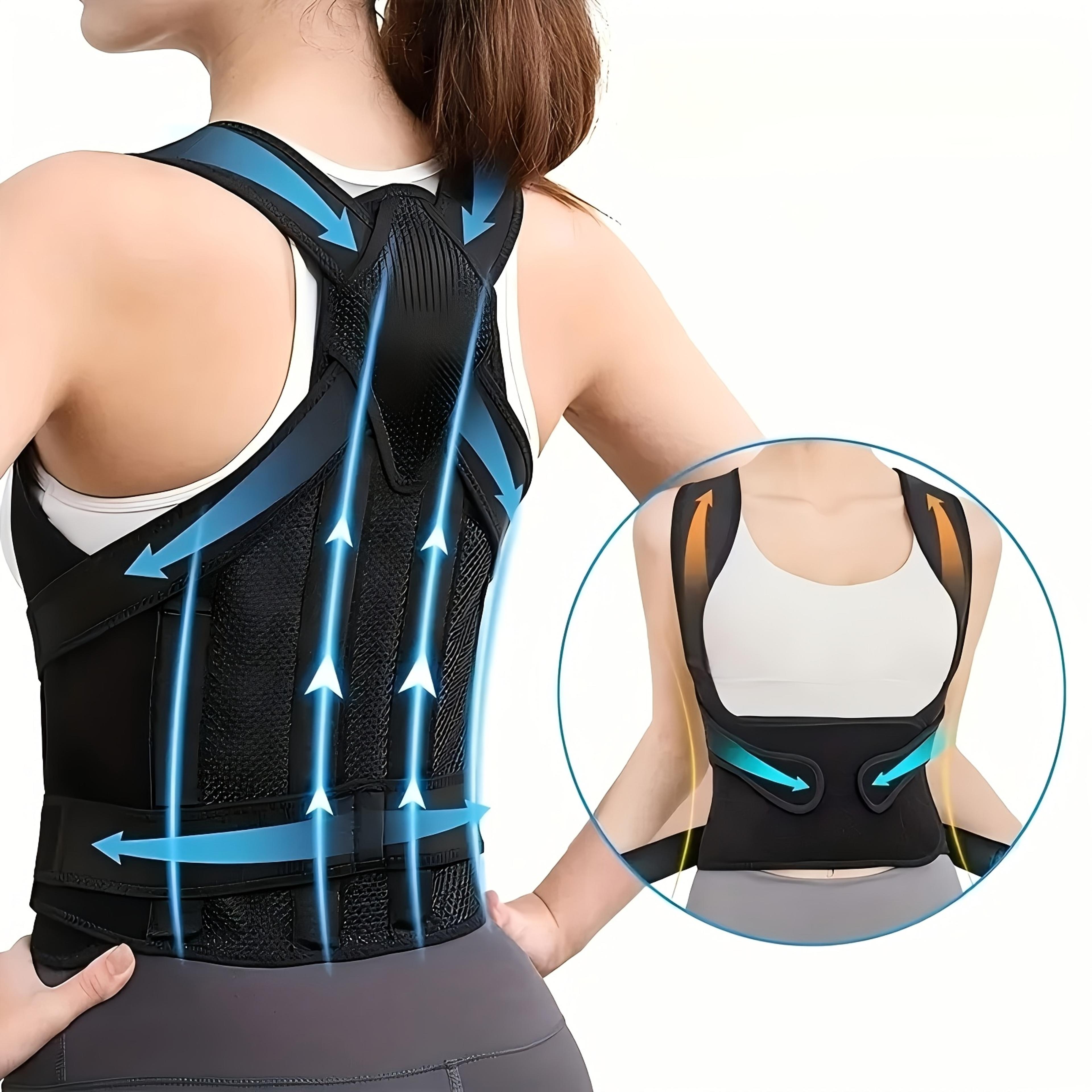 Adjustable Back Support Posture Corrector For Women And Men Upper  Lower Back Pain Relief 3