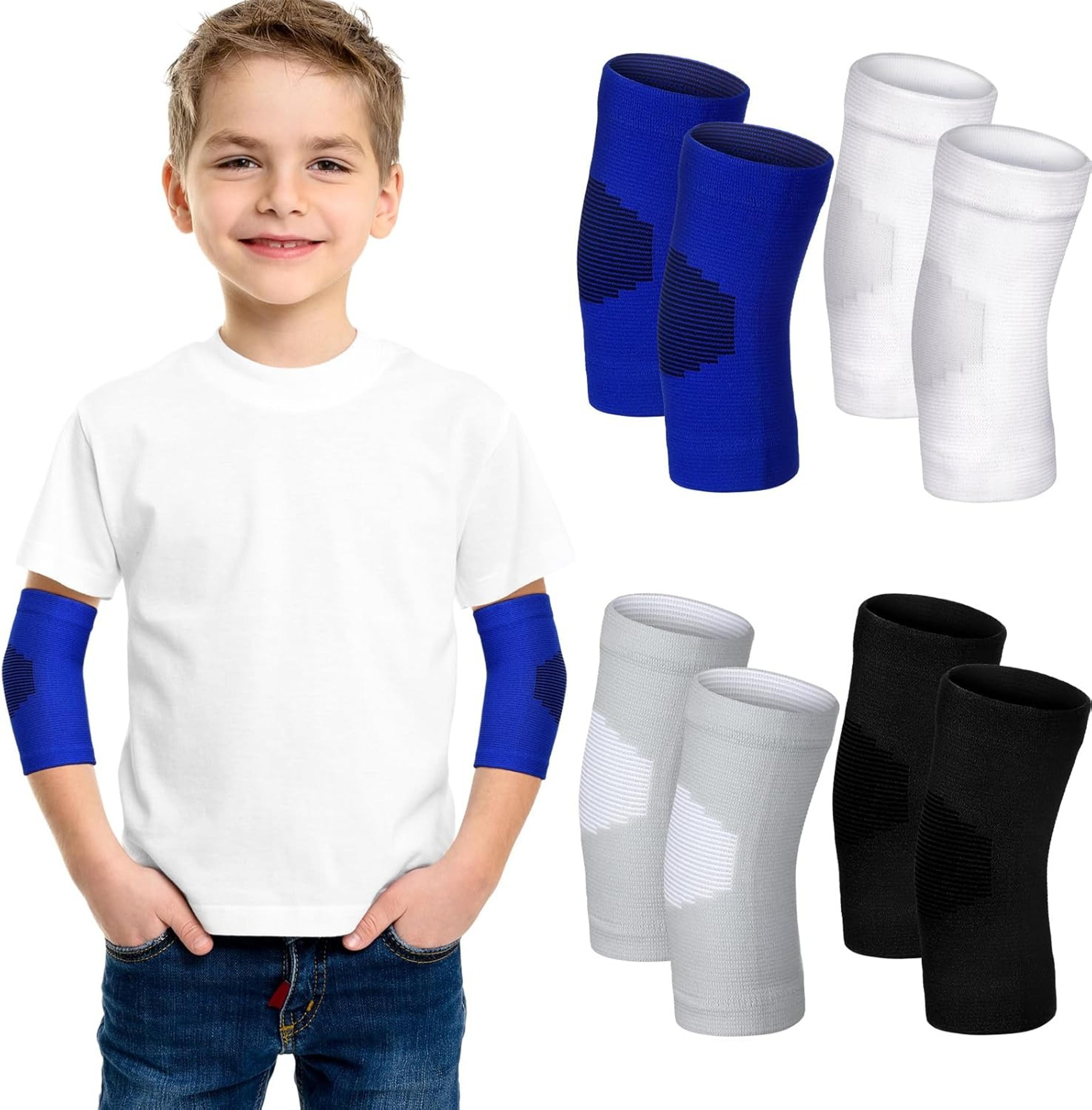 2Pcs Adjustable Kids Elbow Brace Sleeve Breathable Elbow Protector For Sports Like Tennis Football  0