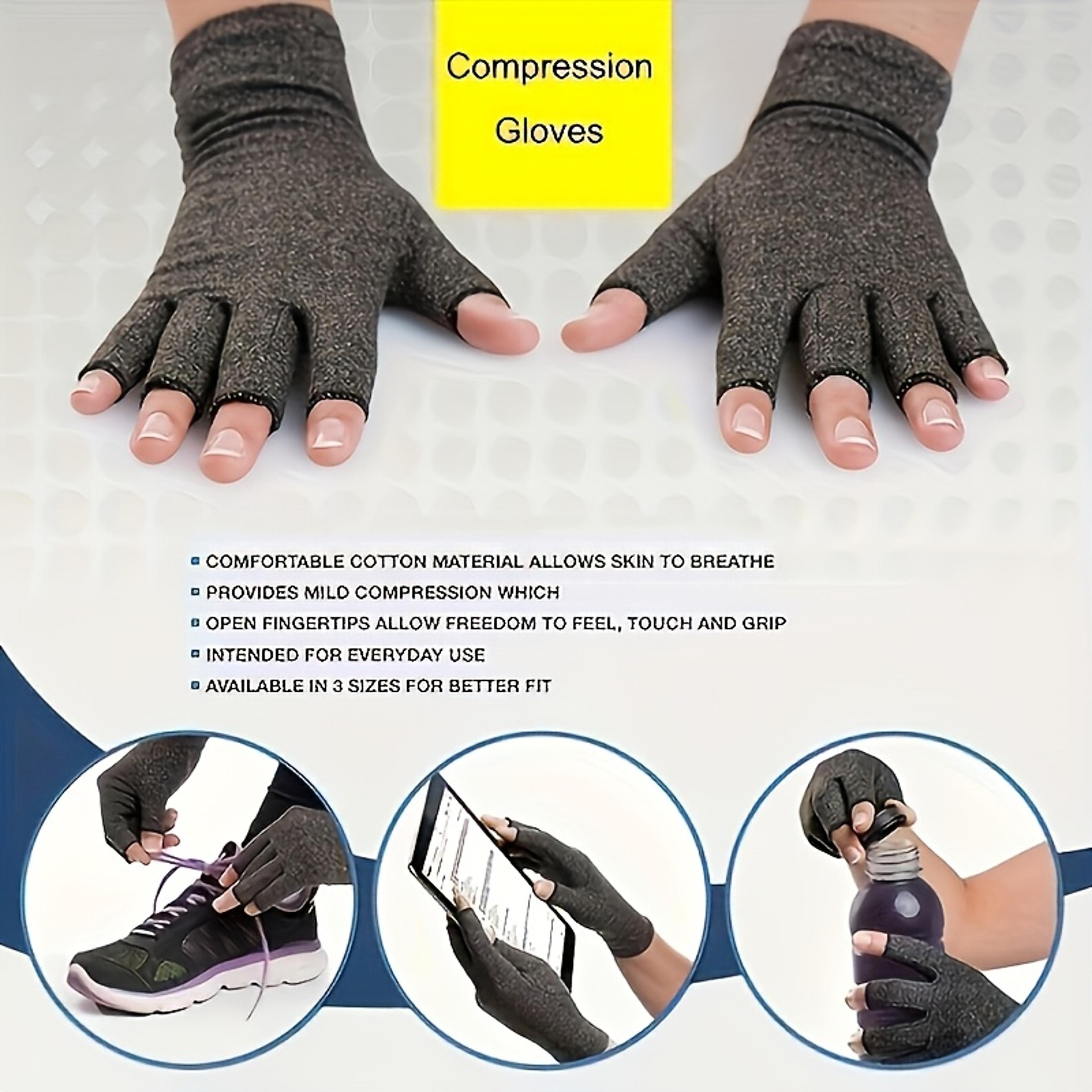 Compression Gloves For Wrist Support Joint Hand Brace For Women  Men Touchscreen Compatible 4