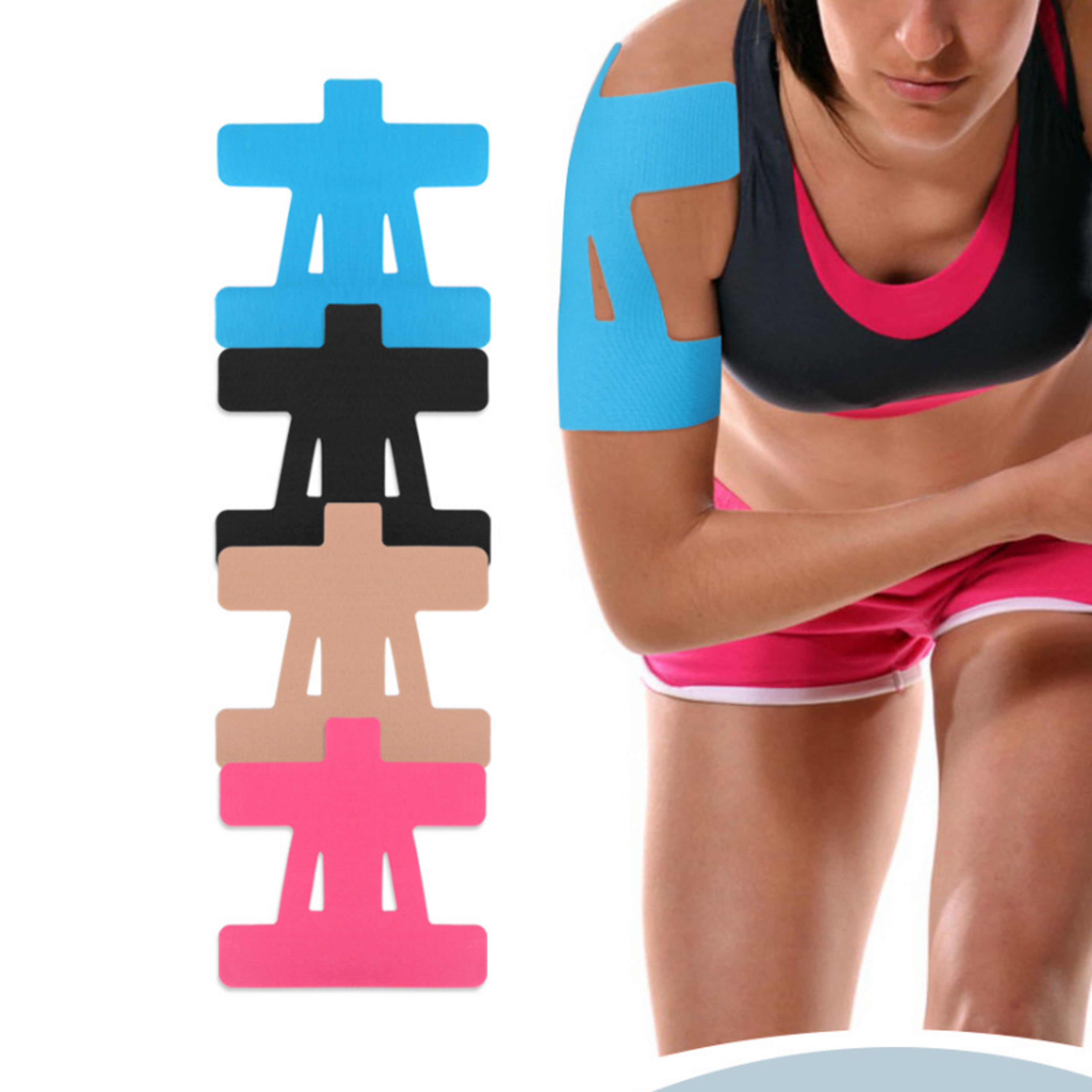 Elastic Shoulder Protector Tape Breathable Muscle Support  Stability For Outdoor Sports 0