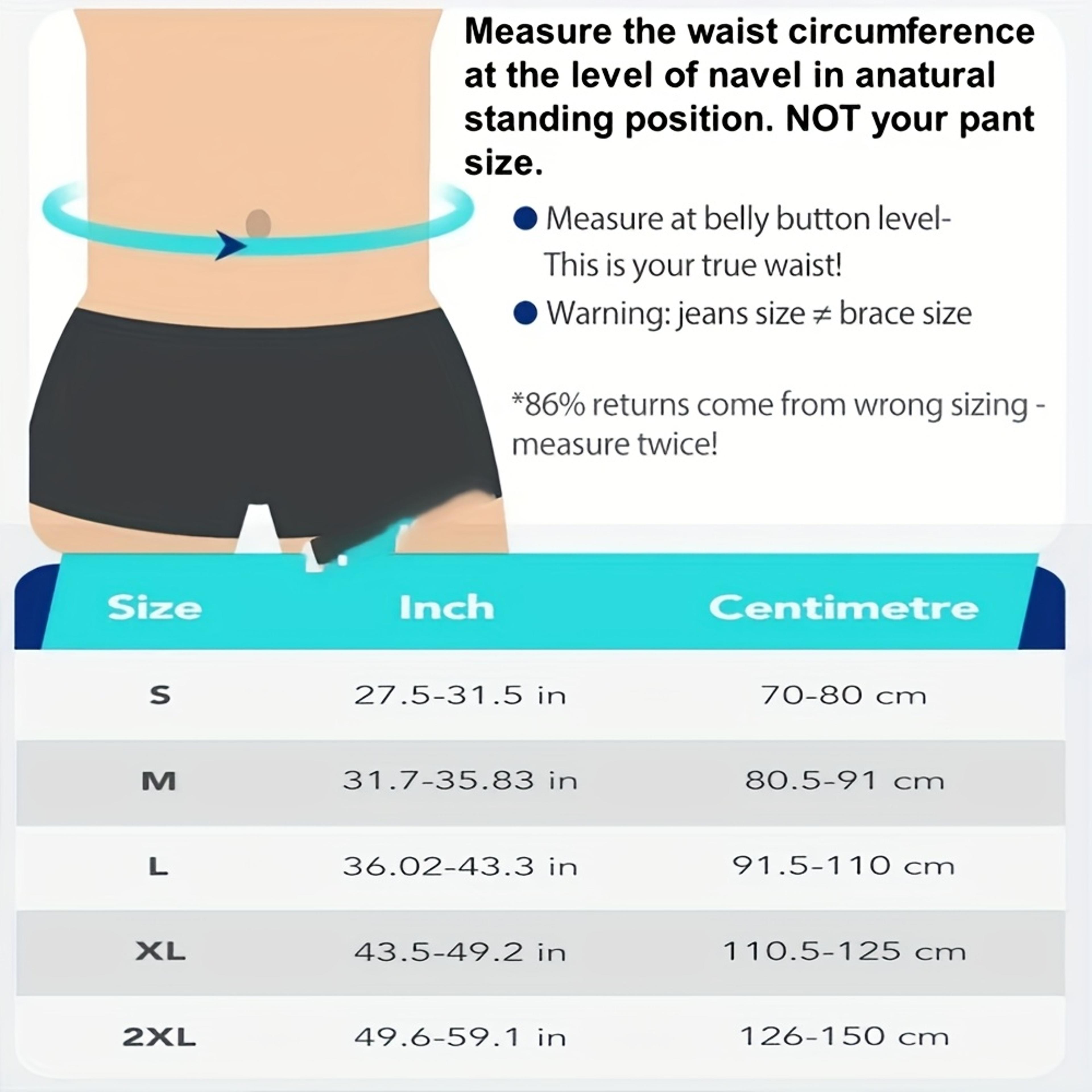 Back Support Belt For Men  Women Lumbar Pain Relief With 6 Stays Sciatica Waist Support 5