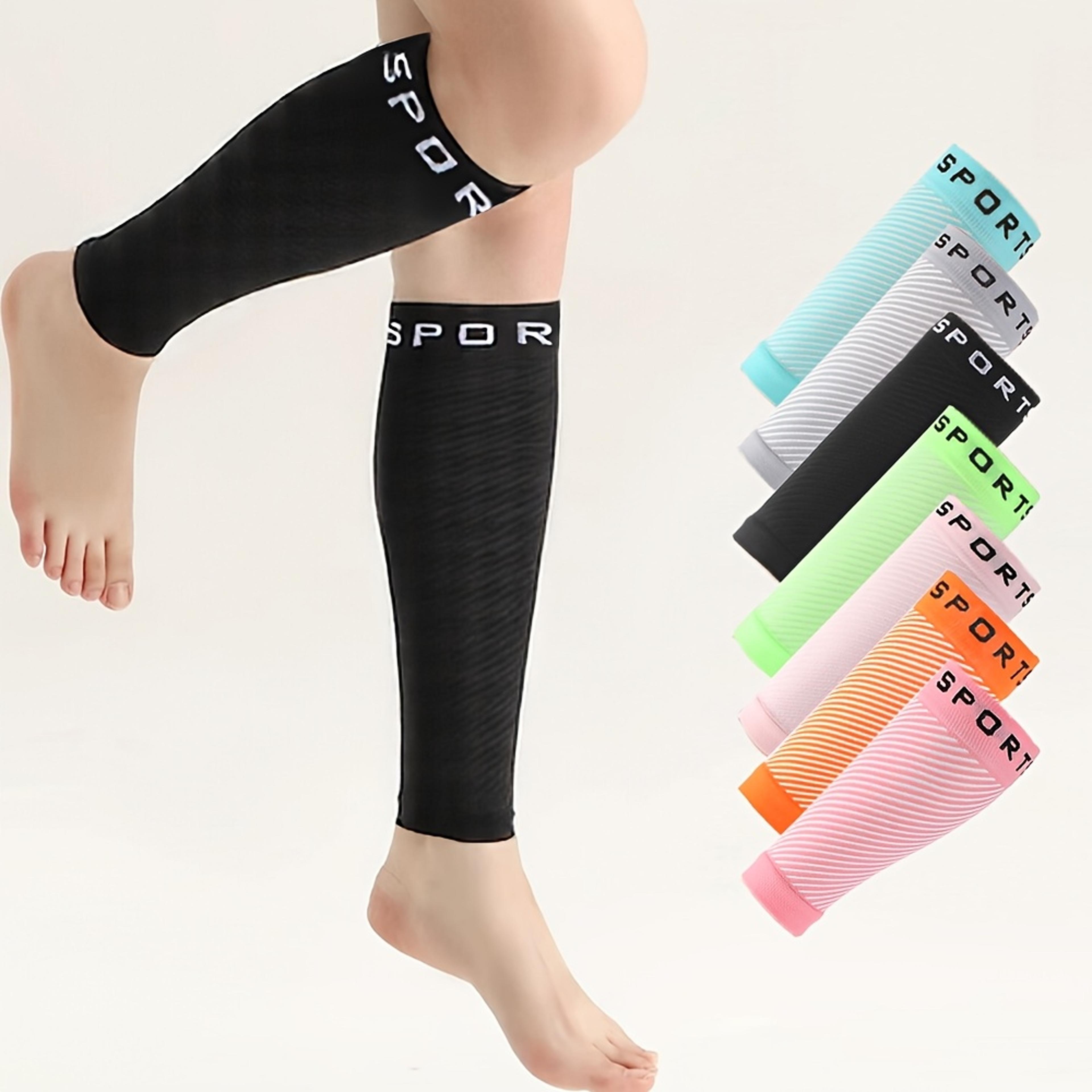 Footless Calf Compression Sleeve For Men  Women Leg Support For Shin Splints Varicose Veins And Cir 0