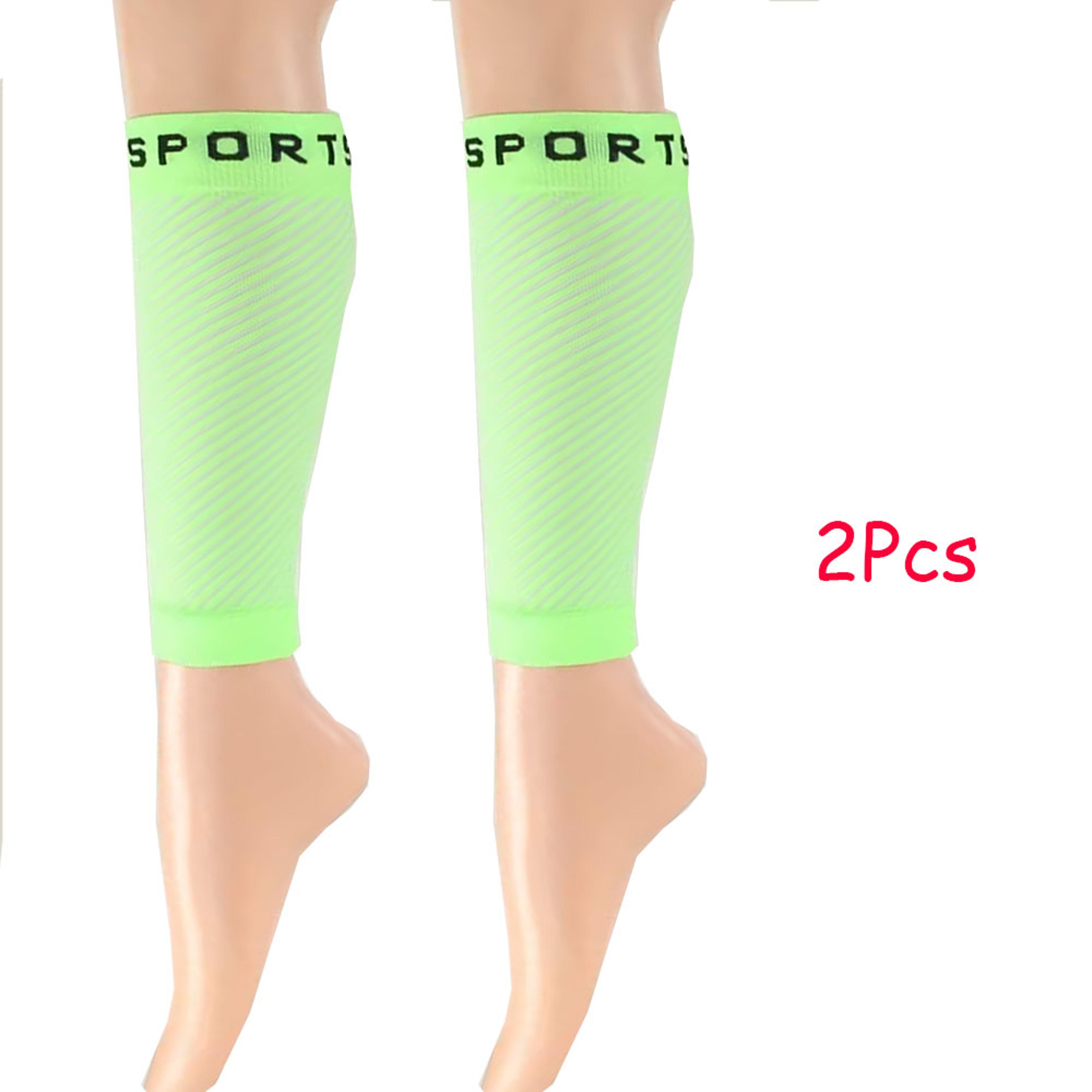 Footless Calf Compression Sleeve For Men  Women Leg Support For Shin Splints Varicose Veins And Cir 5