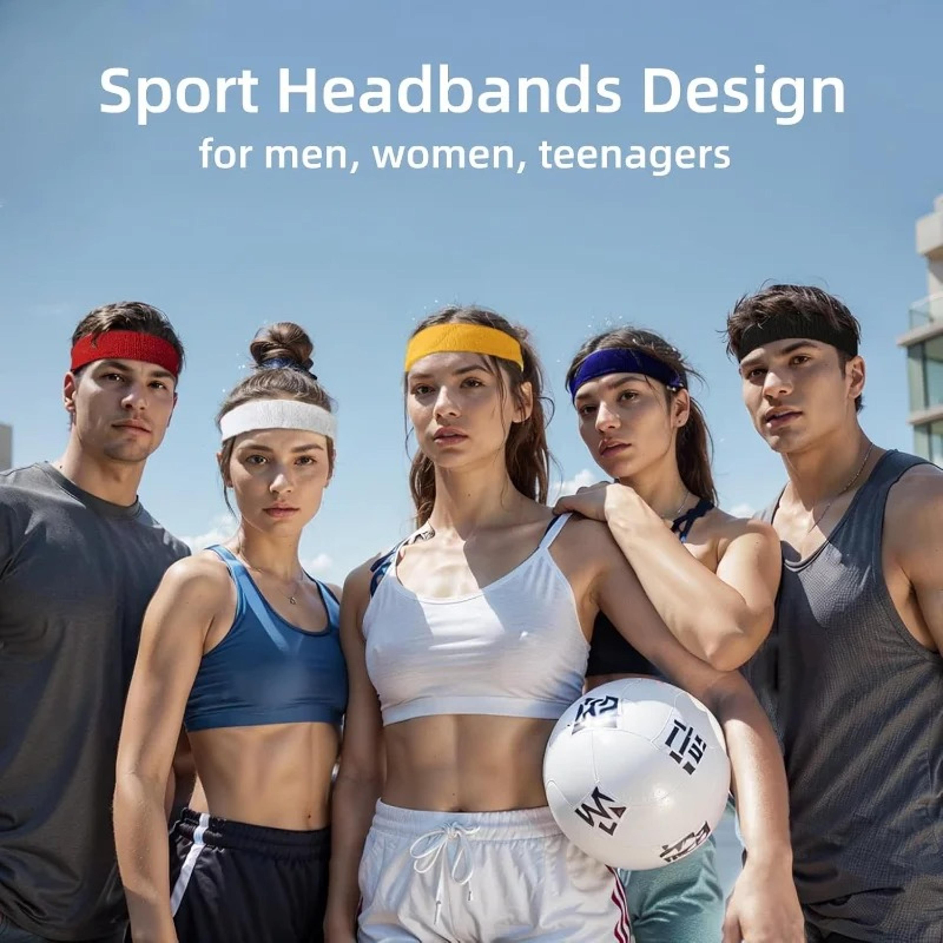 Sport Headband For Men  Women SweatWicking Fitness Bandana For Yoga Running  Gym Workouts 2