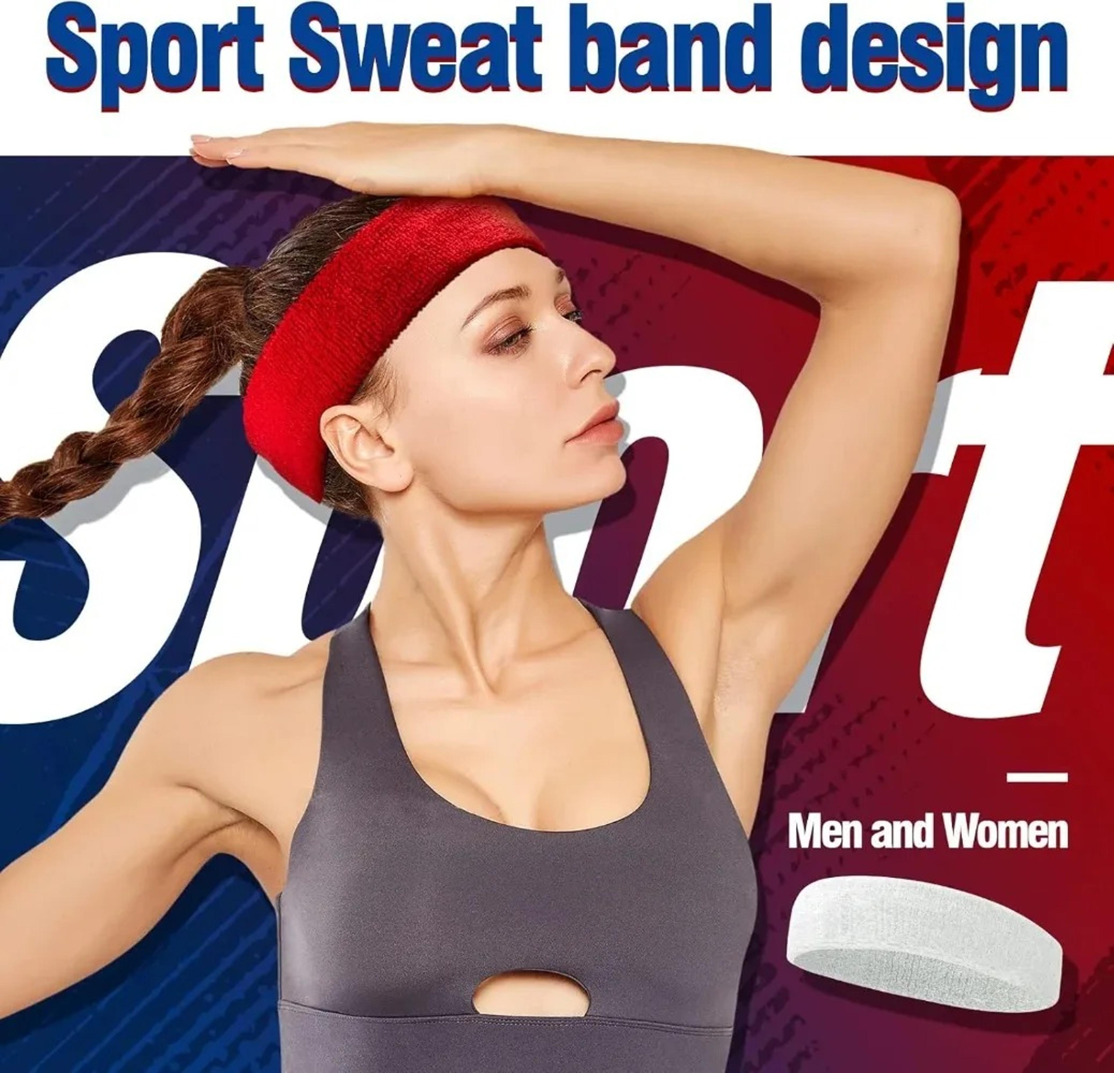 Sport Headband For Men  Women SweatWicking Fitness Bandana For Yoga Running  Gym Workouts 3