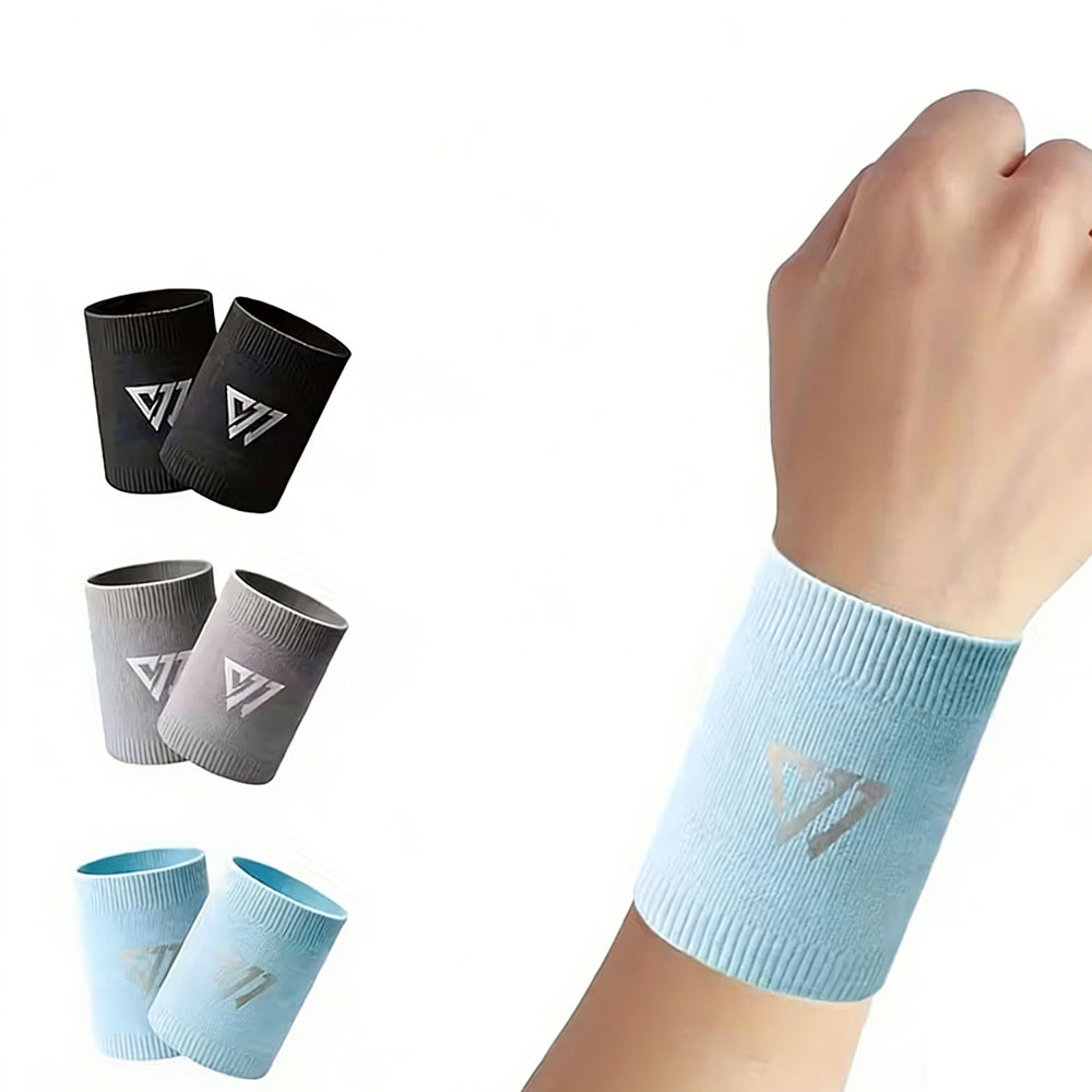 Sports Wrist Guard Lightweight Breathable Sweat Absorbing Wrist Band For Men Ideal For Basketball V 4