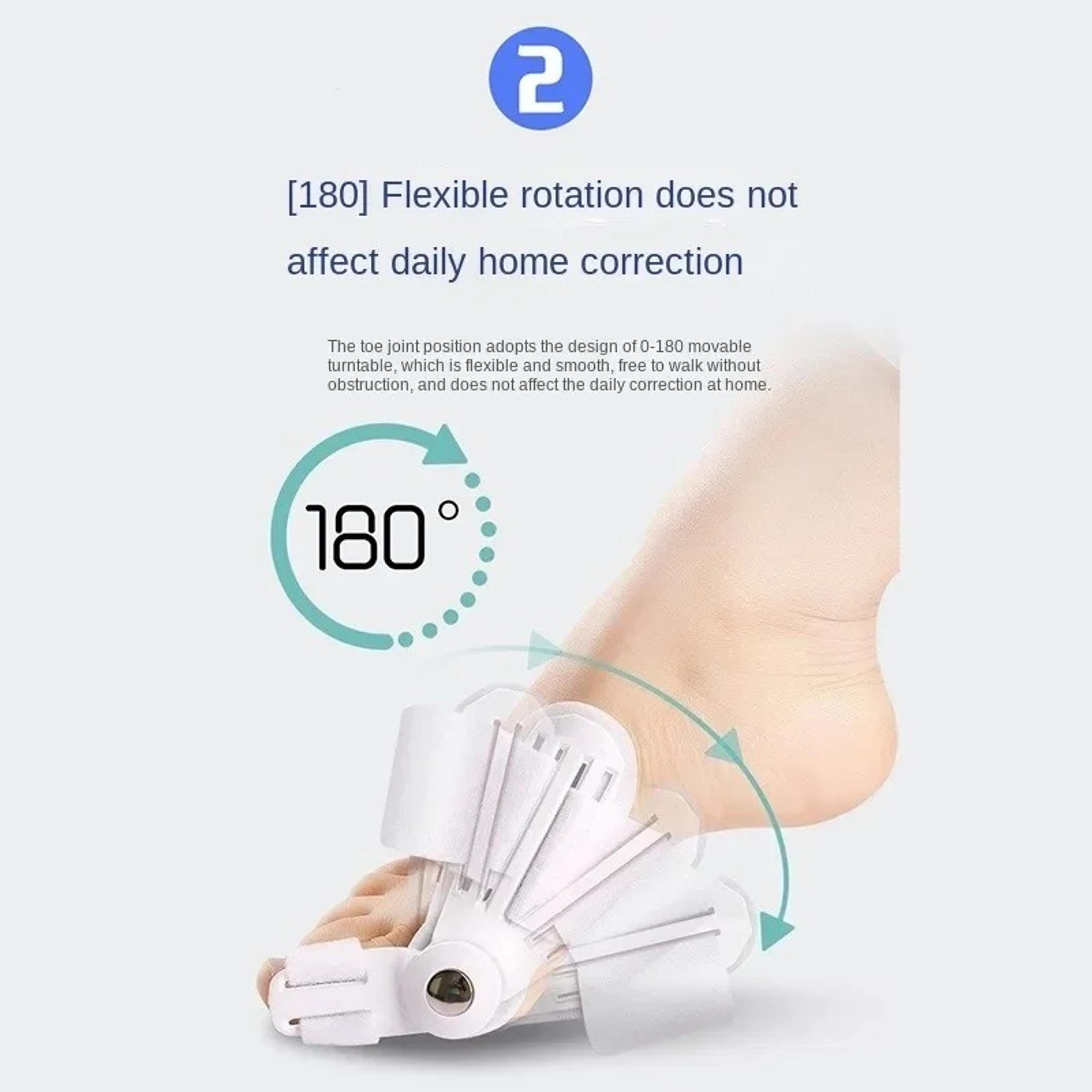 Adjustable Bunion Corrector For Foot Pain Relief Unisex Hallux Valgus Toe Separator 4