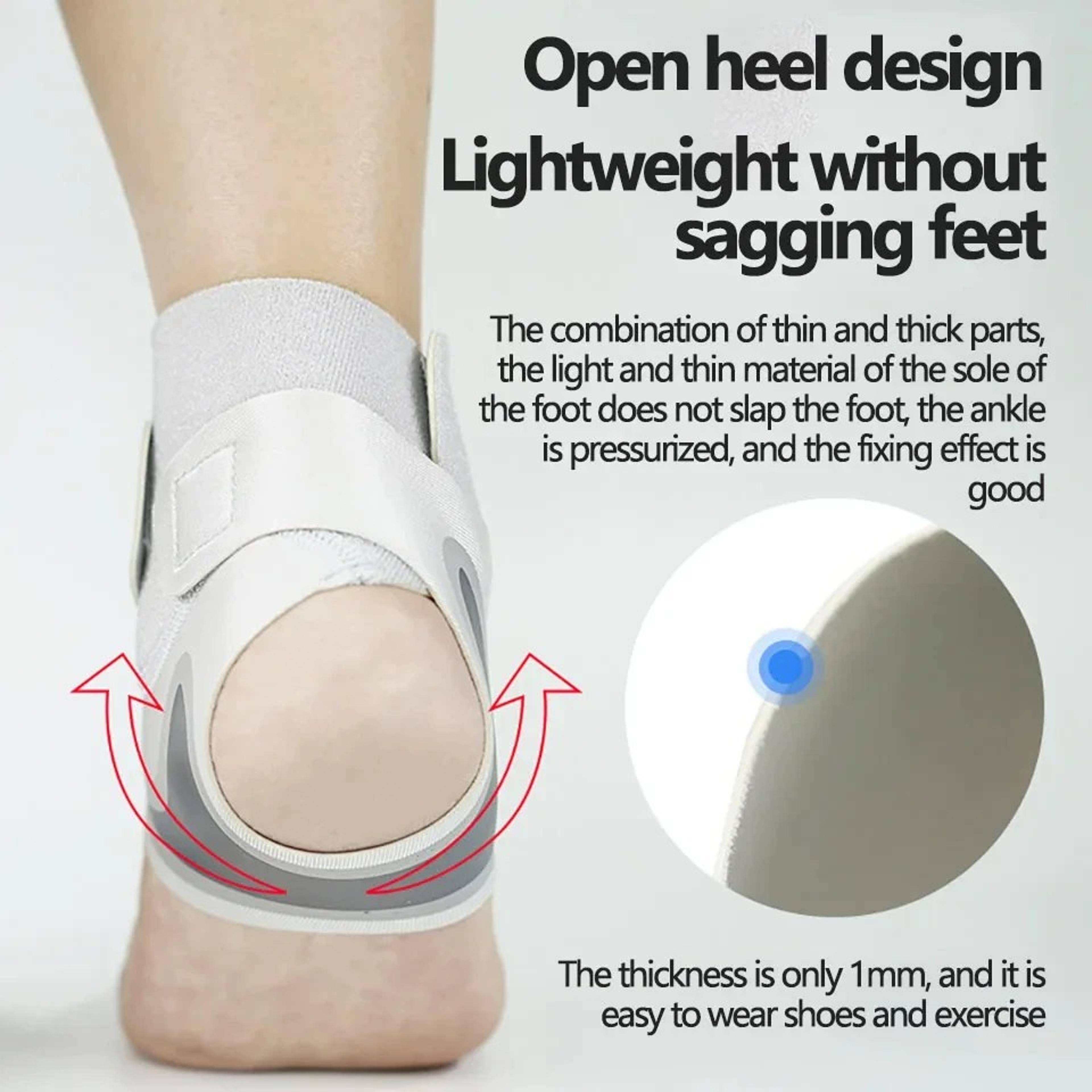 Sports Compression Ankle Support Brace Pain Relief For Sprains Tendon Stabilizer For Running  Baske 3