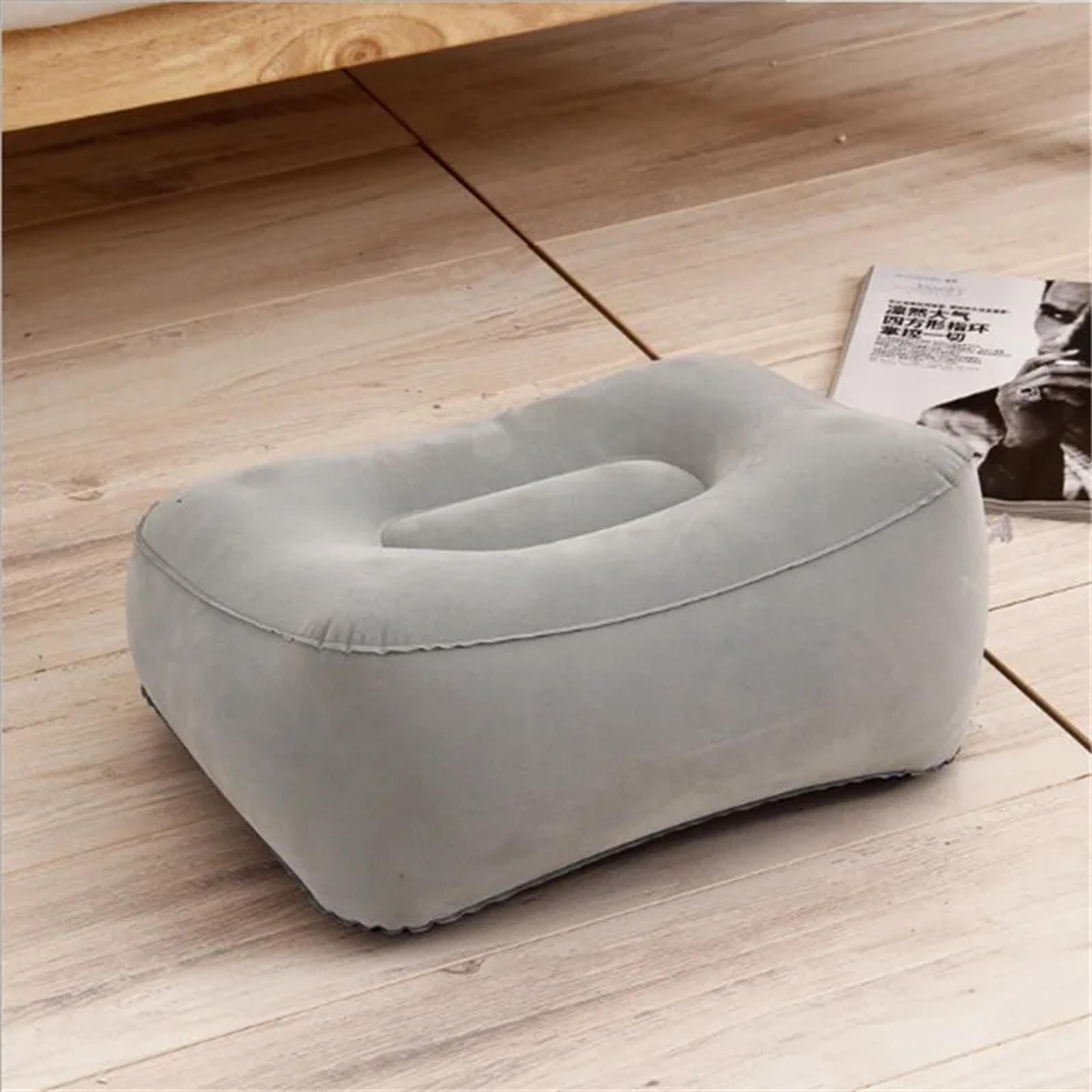 Inflatable Travel Footrest Pillow For Plane Train And Car Portable Comfortable Rest Pad For Kids An 3