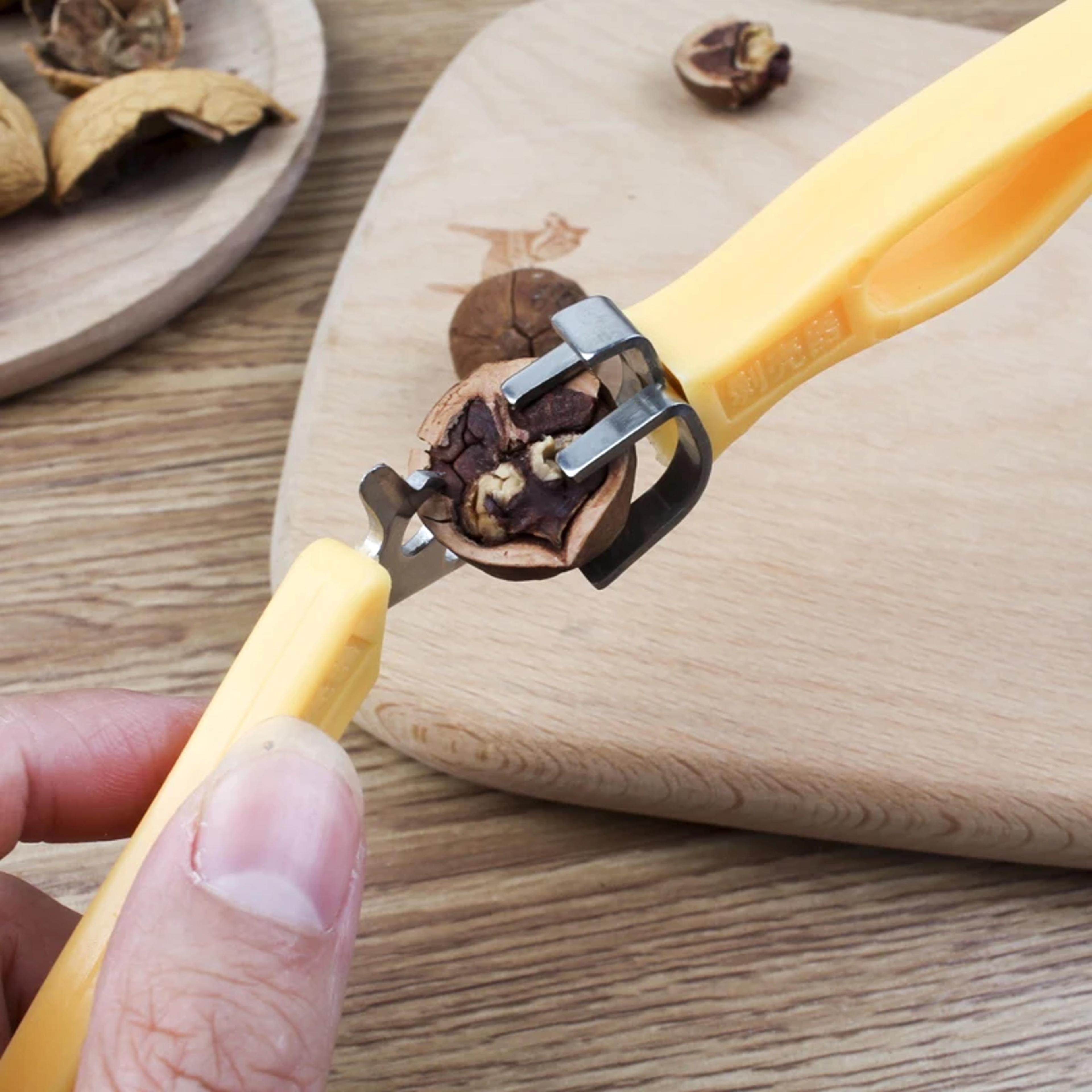 Multifunctional Nut Cracker  Walnut Sheller Durable Plastic Stainless Steel Tools For Home Kitchen 1