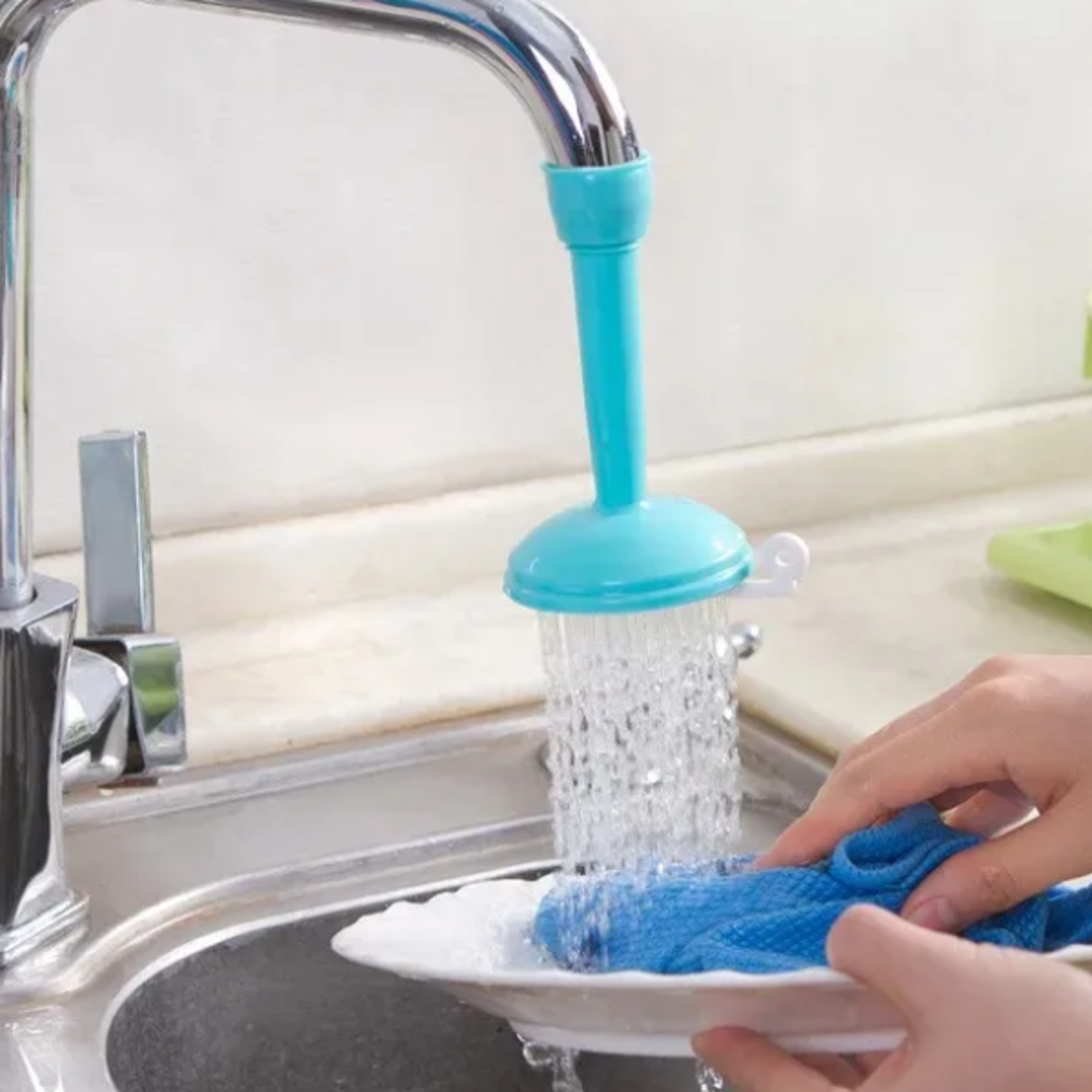 Creative Adjustable Kitchen Faucet Extender Save Water  Improve Flow with Shower Head Filter