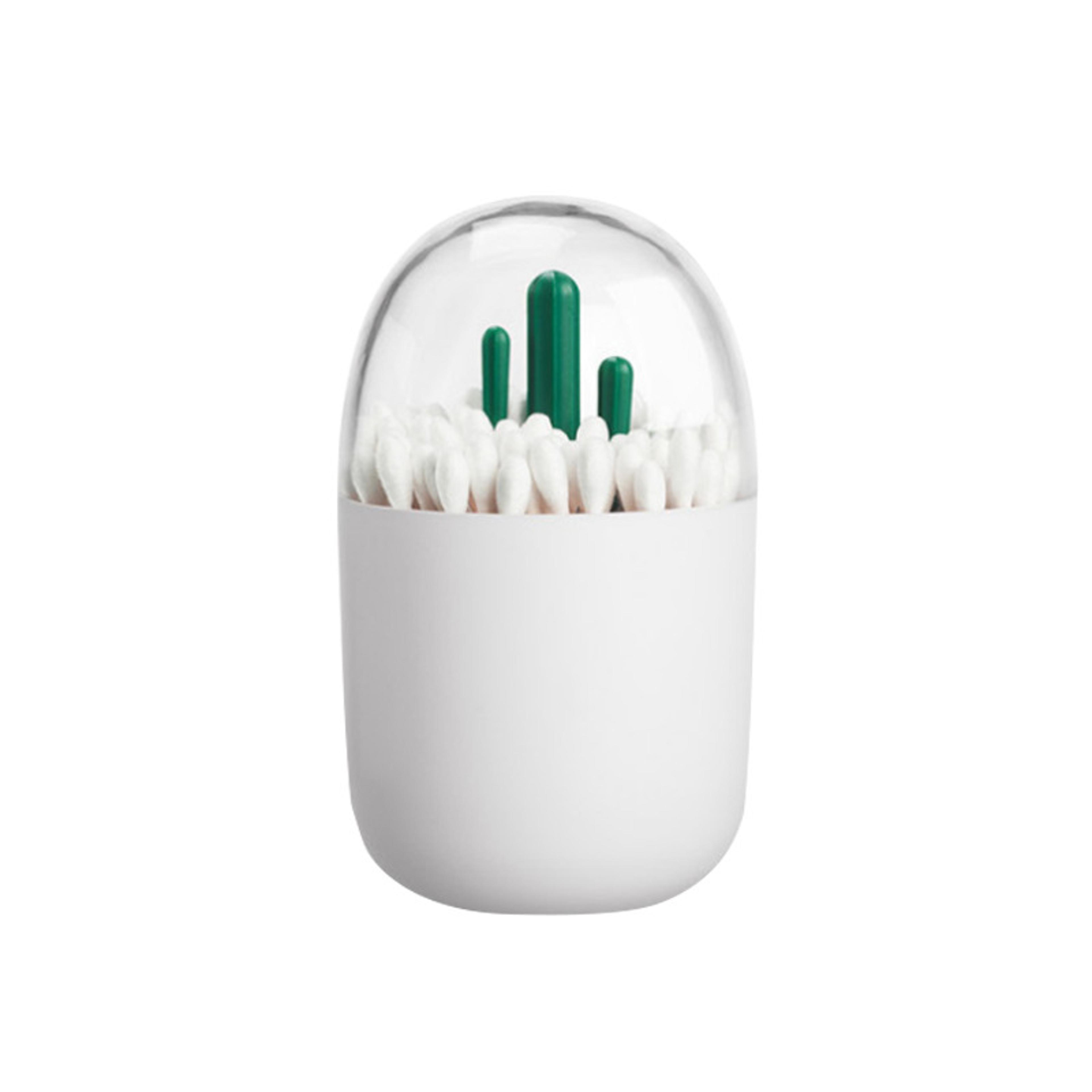 Cute Cartoon Dustproof Plastic Toothpick Holder Decorative Cotton Swab  Toothpick Dispenser For Org 5