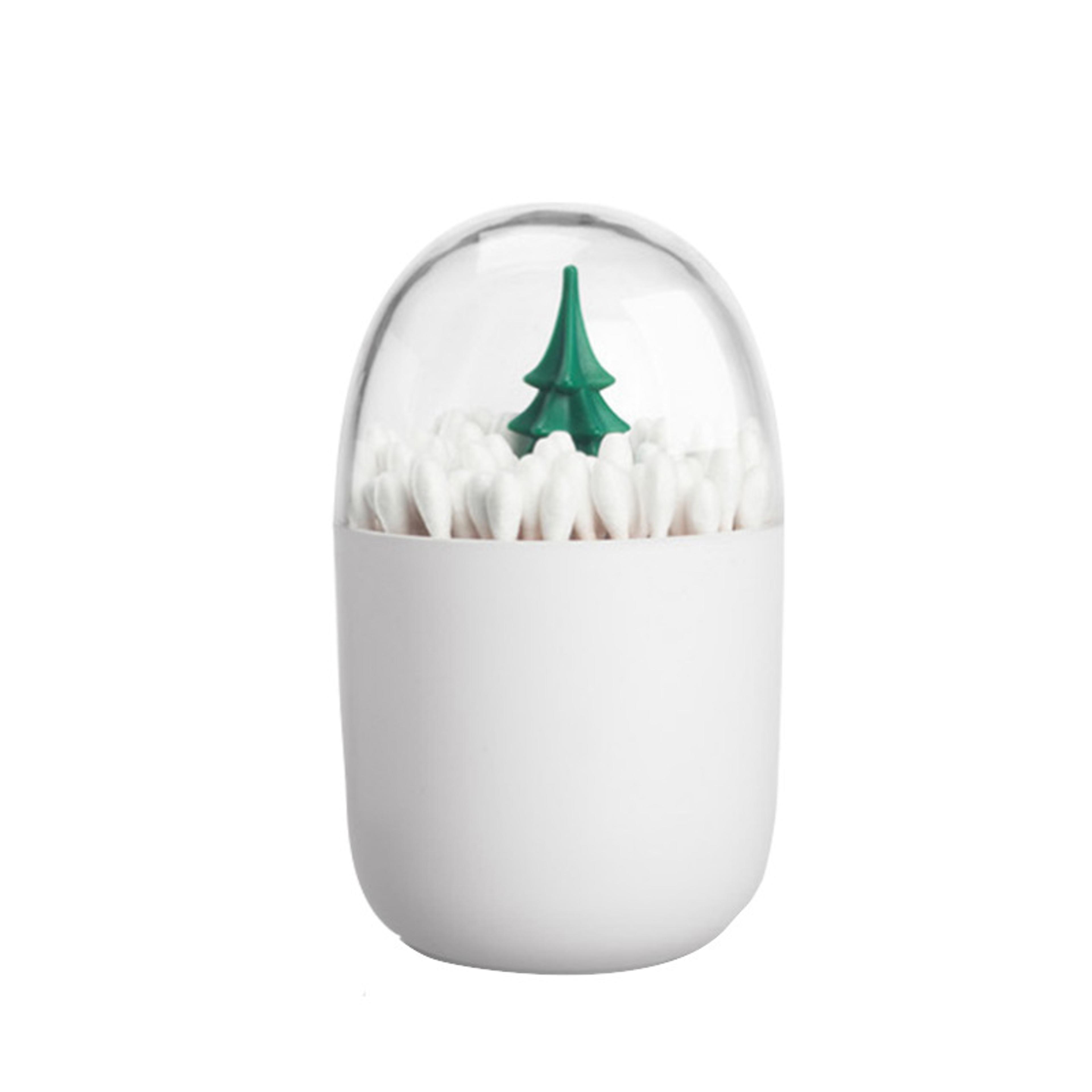 Cute Cartoon Dustproof Plastic Toothpick Holder Decorative Cotton Swab  Toothpick Dispenser For Org 7