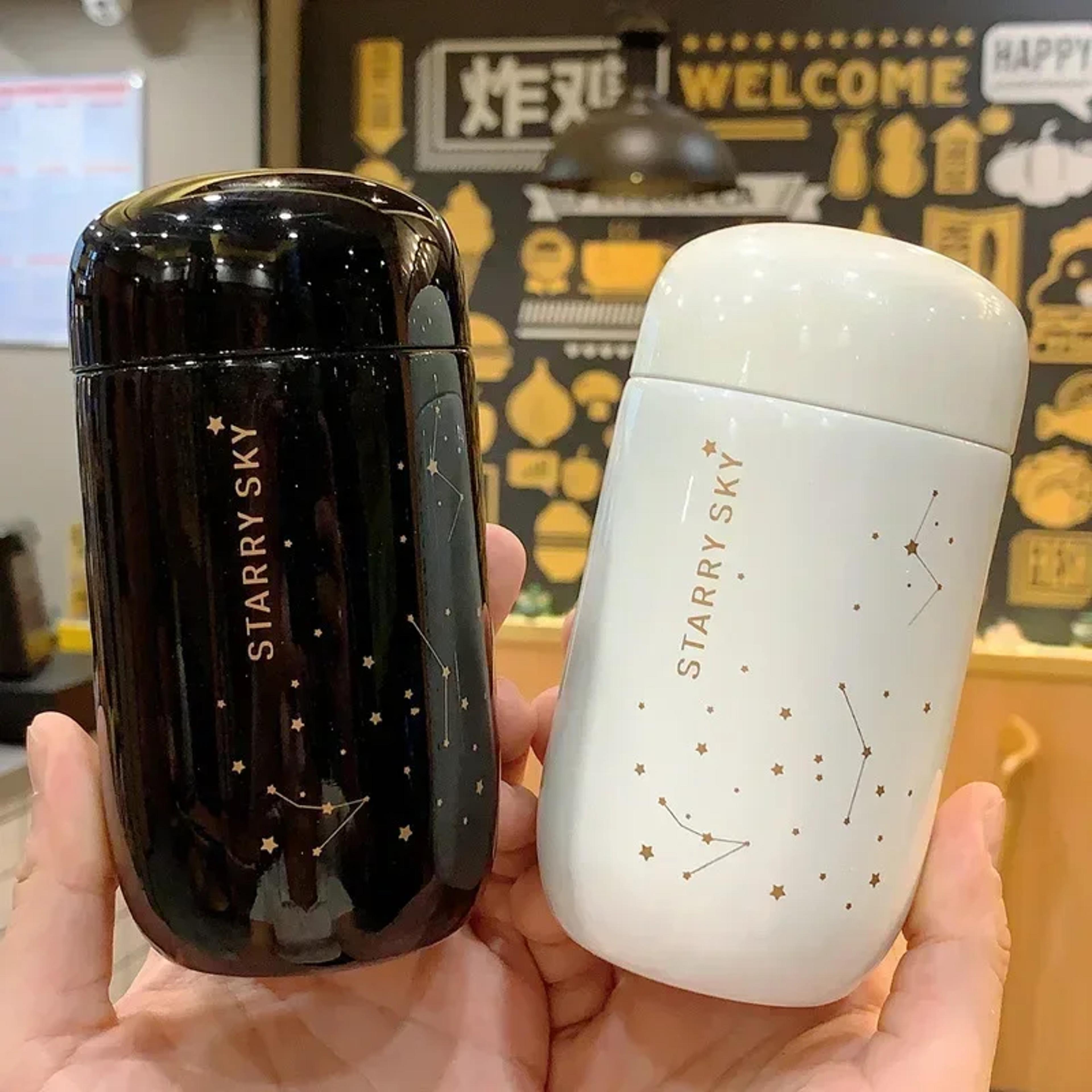 Starry Sky Stainless Steel Thermos Bottle Leakproof Vacuum Flask For Coffee  Travel 1
