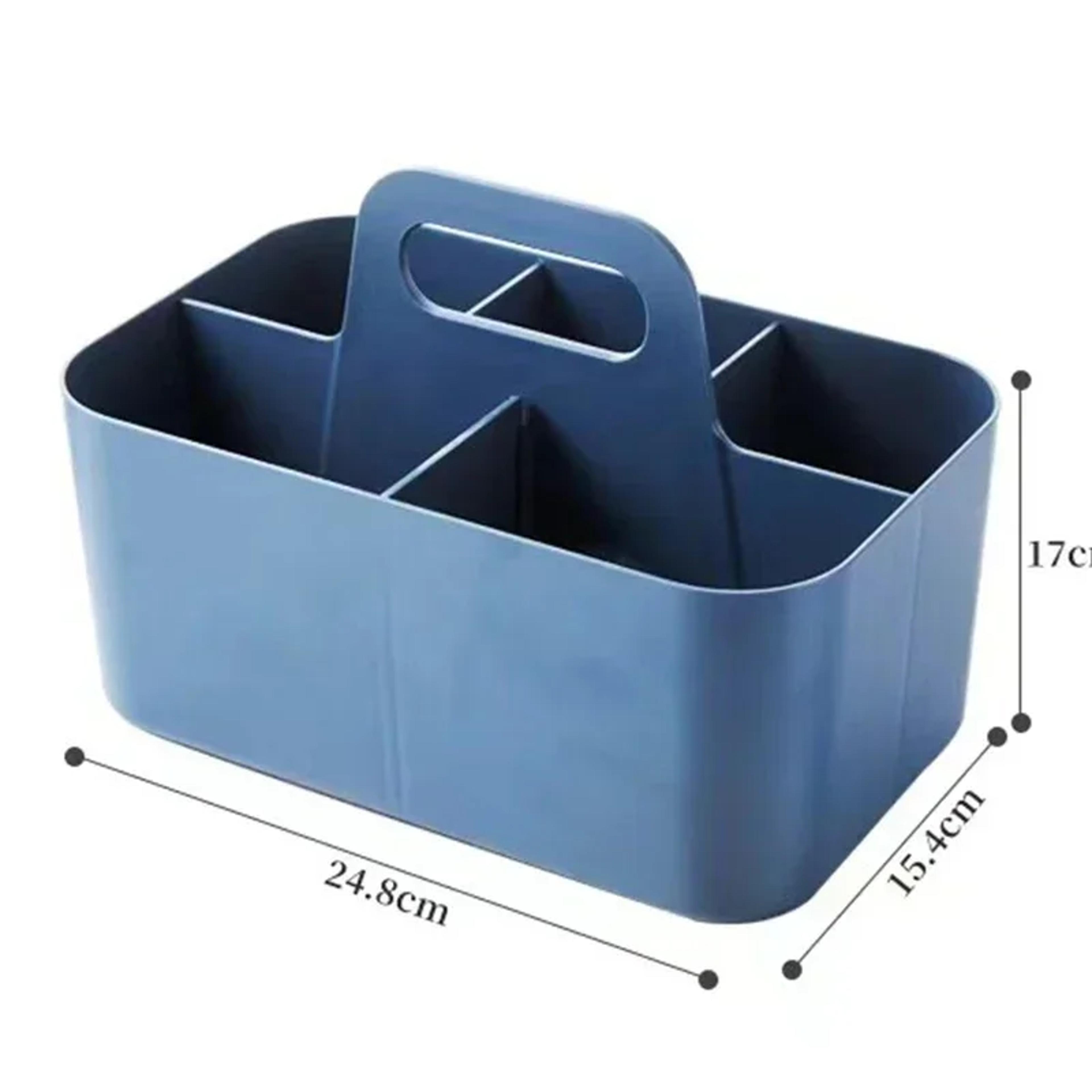 Portable Desktop Organizer Box Multi Functional Storage Solution For Cosmetics Bedroom And Table Or