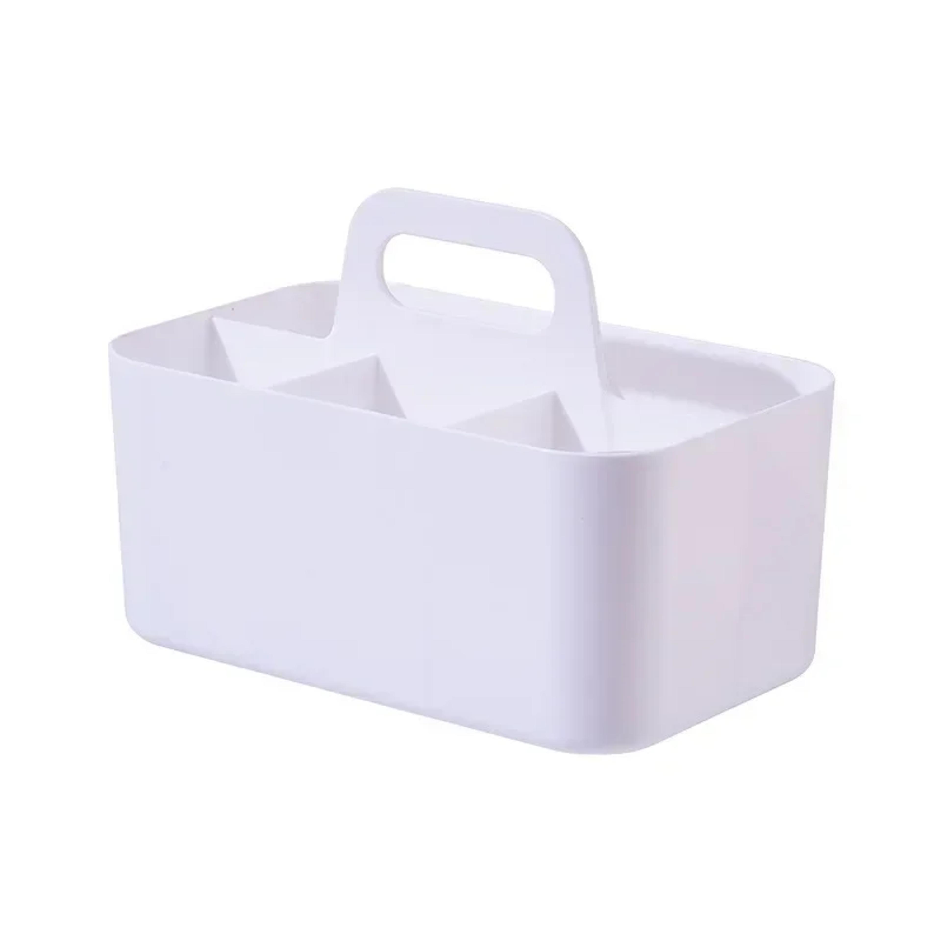 Portable Desktop Organizer Box Multi Functional Storage Solution For Cosmetics Bedroom And Table Or