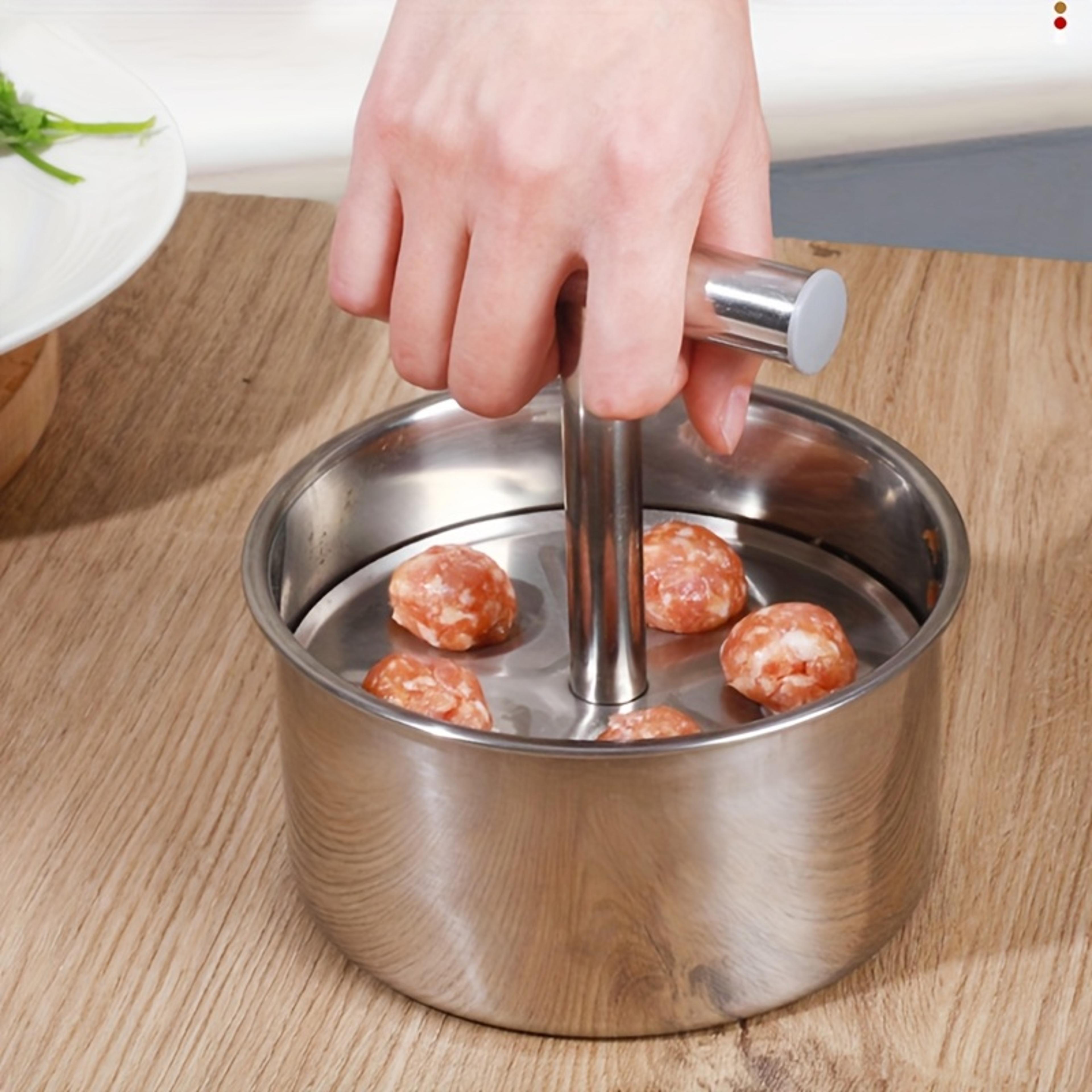 Stainless Steel Meatball Maker Perfectly Shaped Pasta  Soup Balls Dishwasher Safe  Rustproof 3