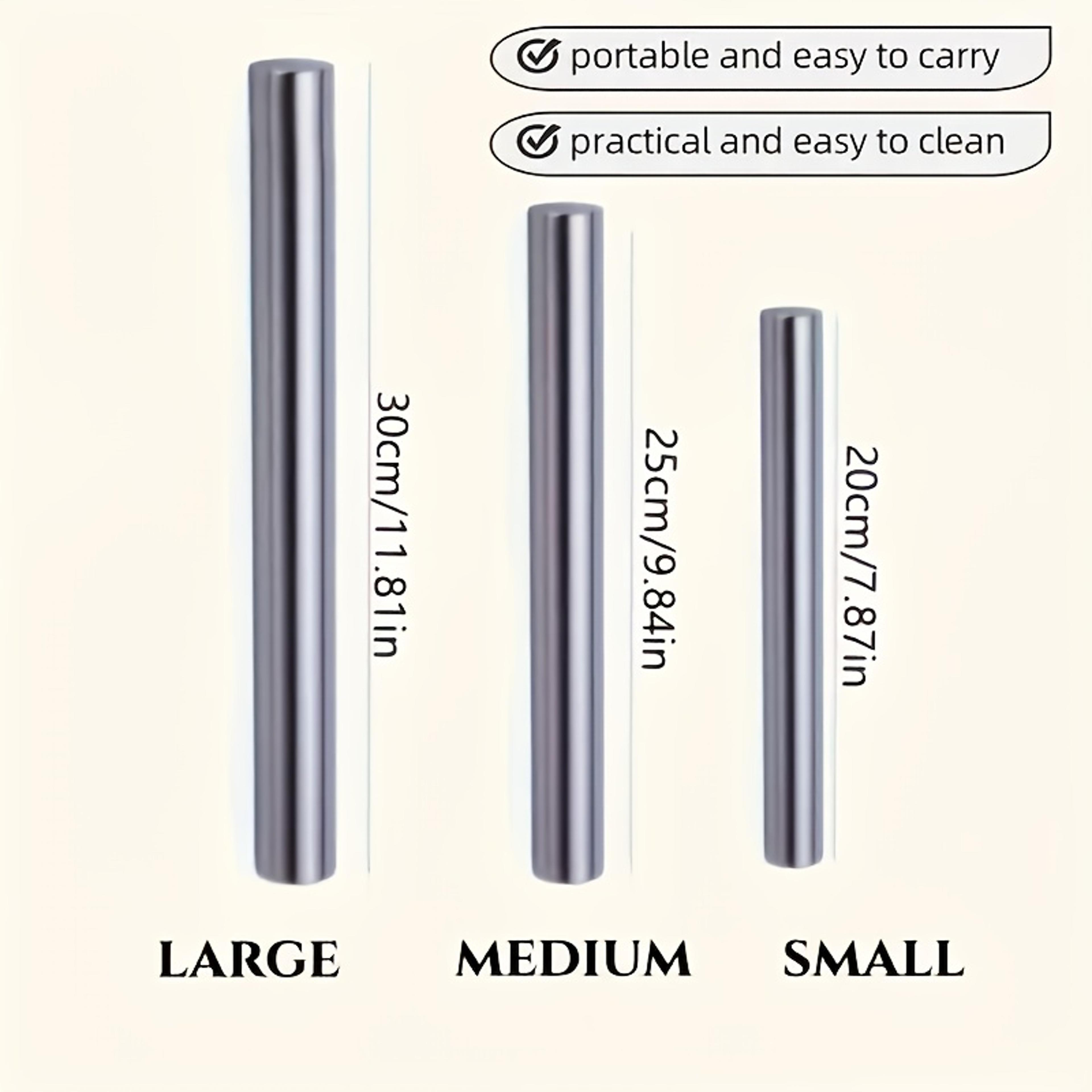 Stainless Steel Rolling Pin For Baking Hollow Lightweight Dough Roller For Cookies Pie Dumplings  P 5