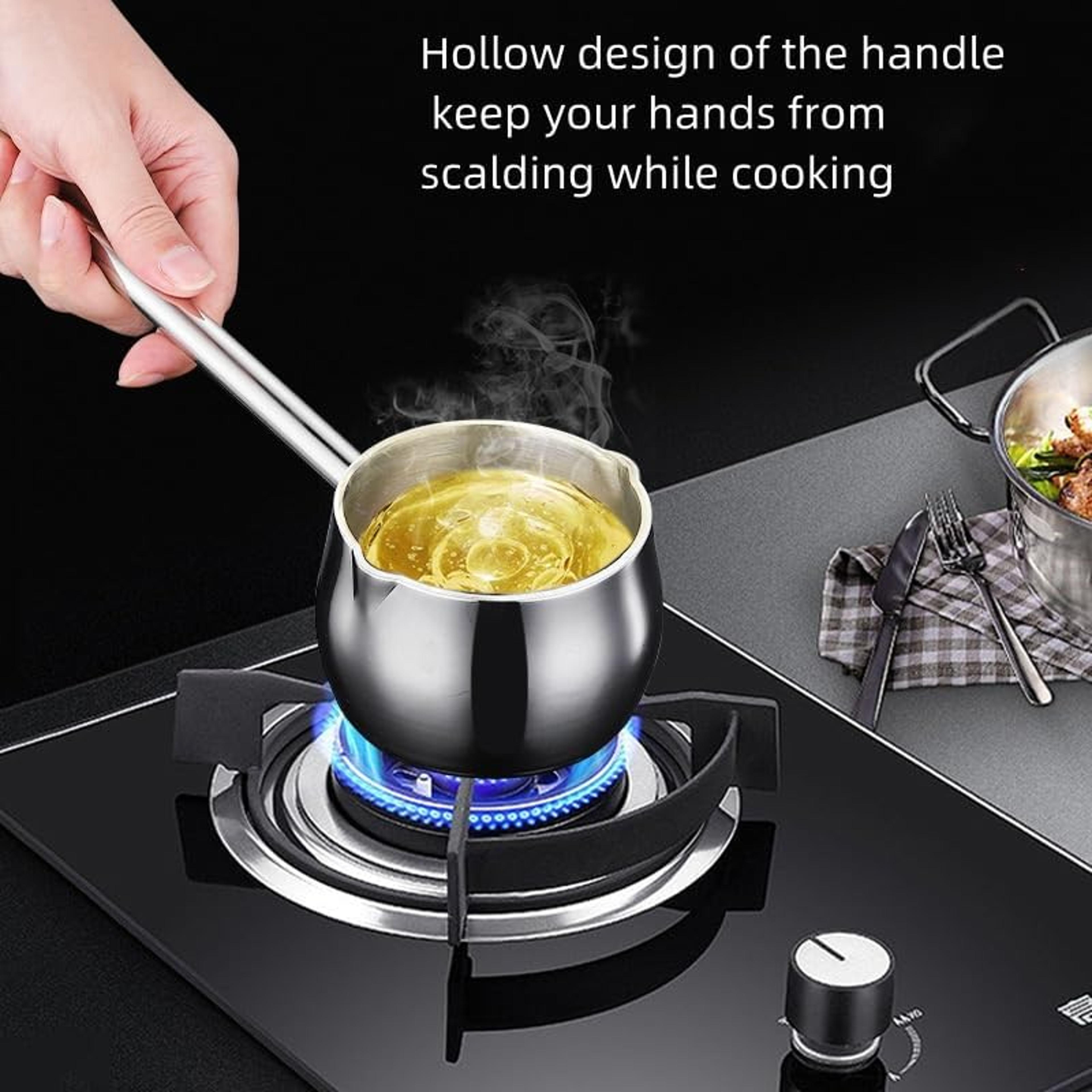Stainless Steel Sauce Spoons With Long Handle Premium Kitchen Utensils For Oil Seasoning  Baking Di 3