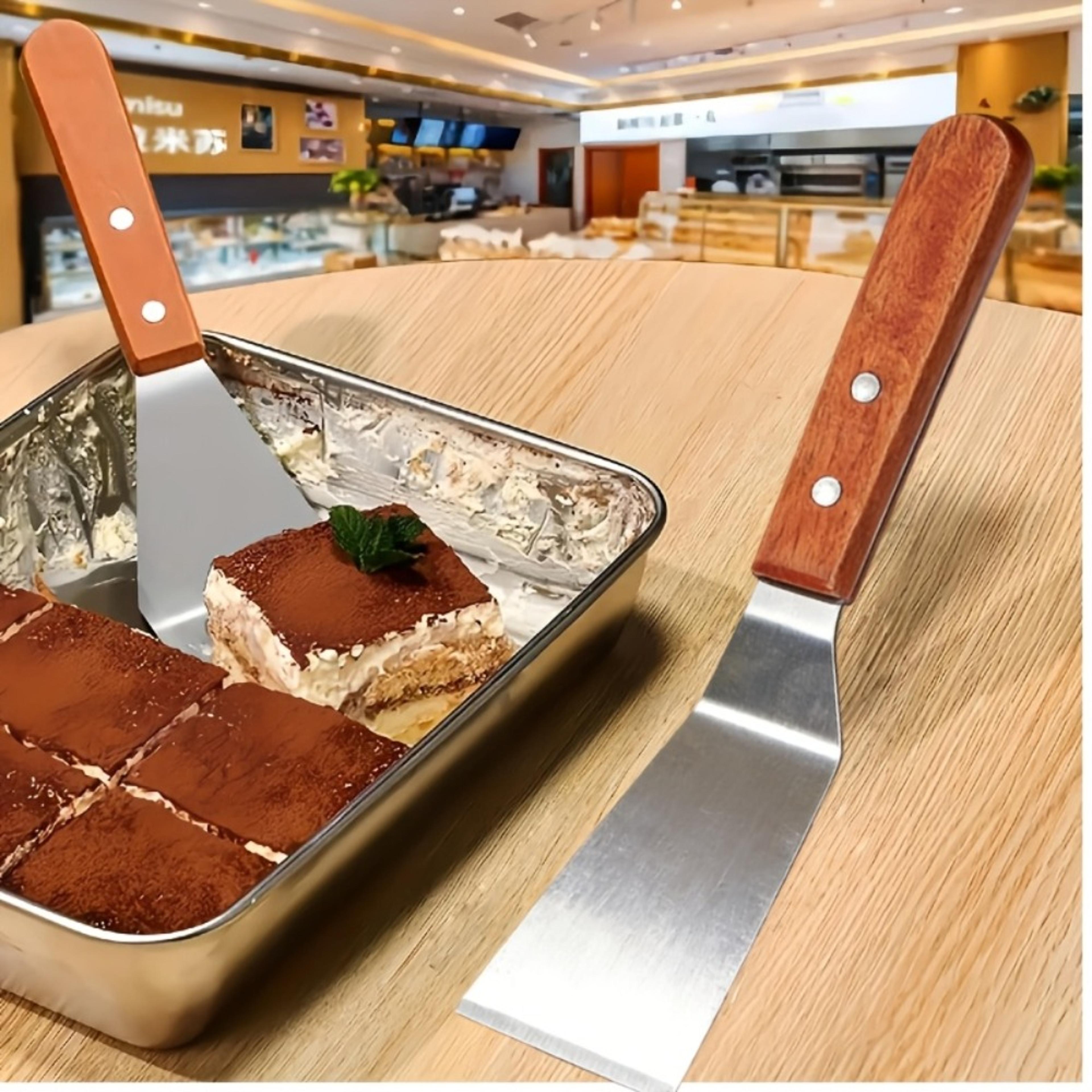 Stainless Steel Spatula Set With Hardwood Handle  Cake Pan  Ideal Utensils For Baking Cooking  Kitc 0