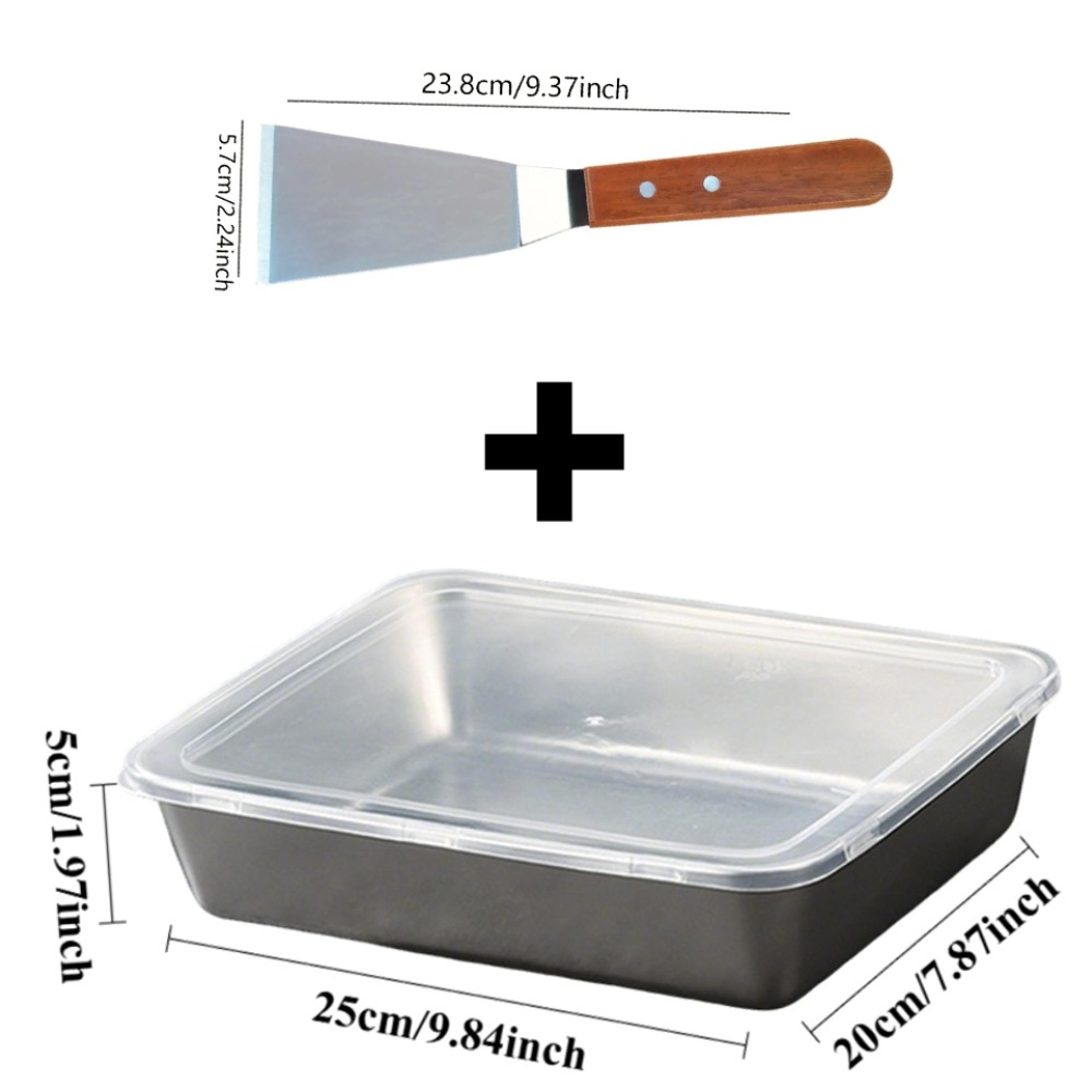 Stainless Steel Spatula Set With Hardwood Handle  Cake Pan  Ideal Utensils For Baking Cooking  Kitc 4