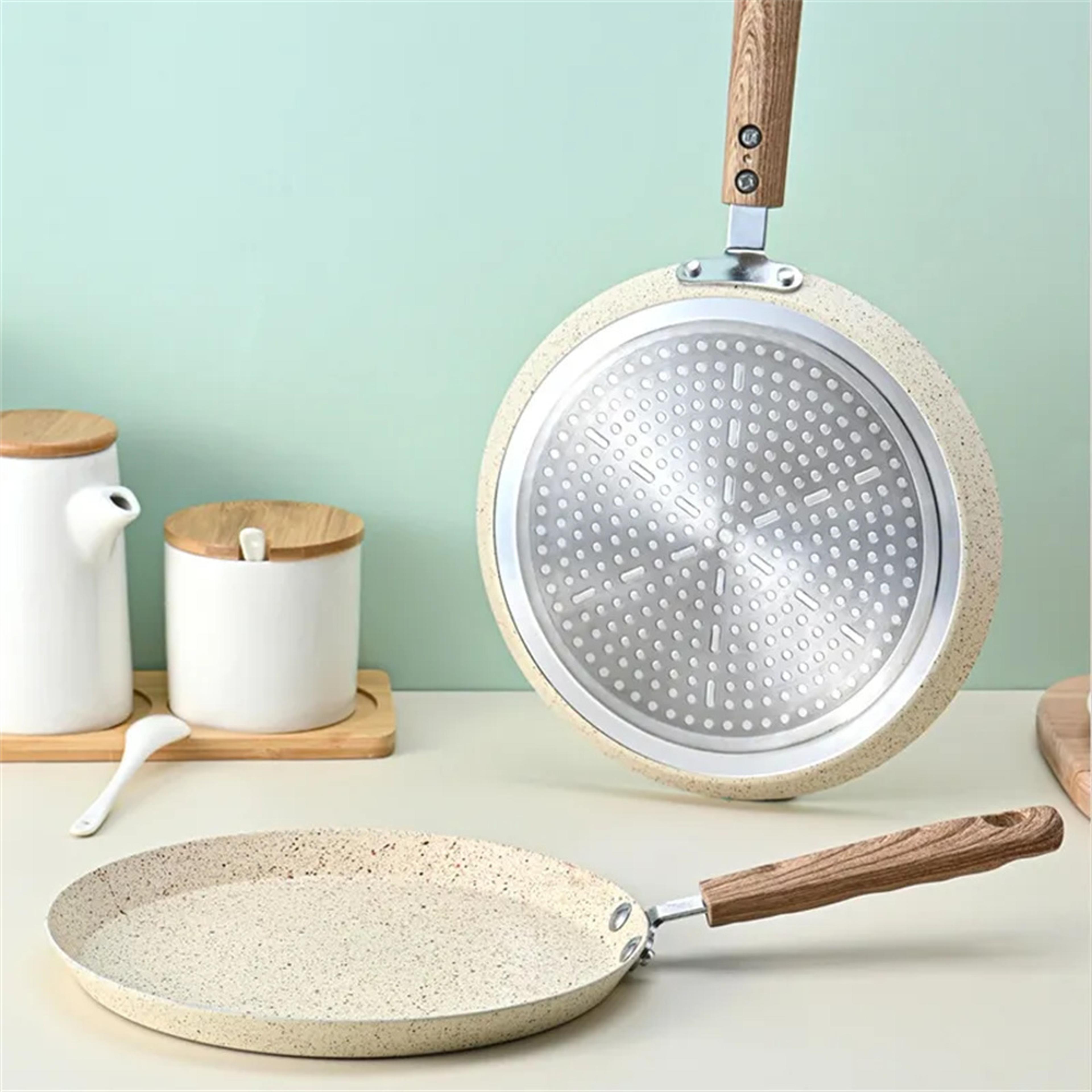 mini non-stick frying pan for pancakes & crepes ideal for omelets & eggs