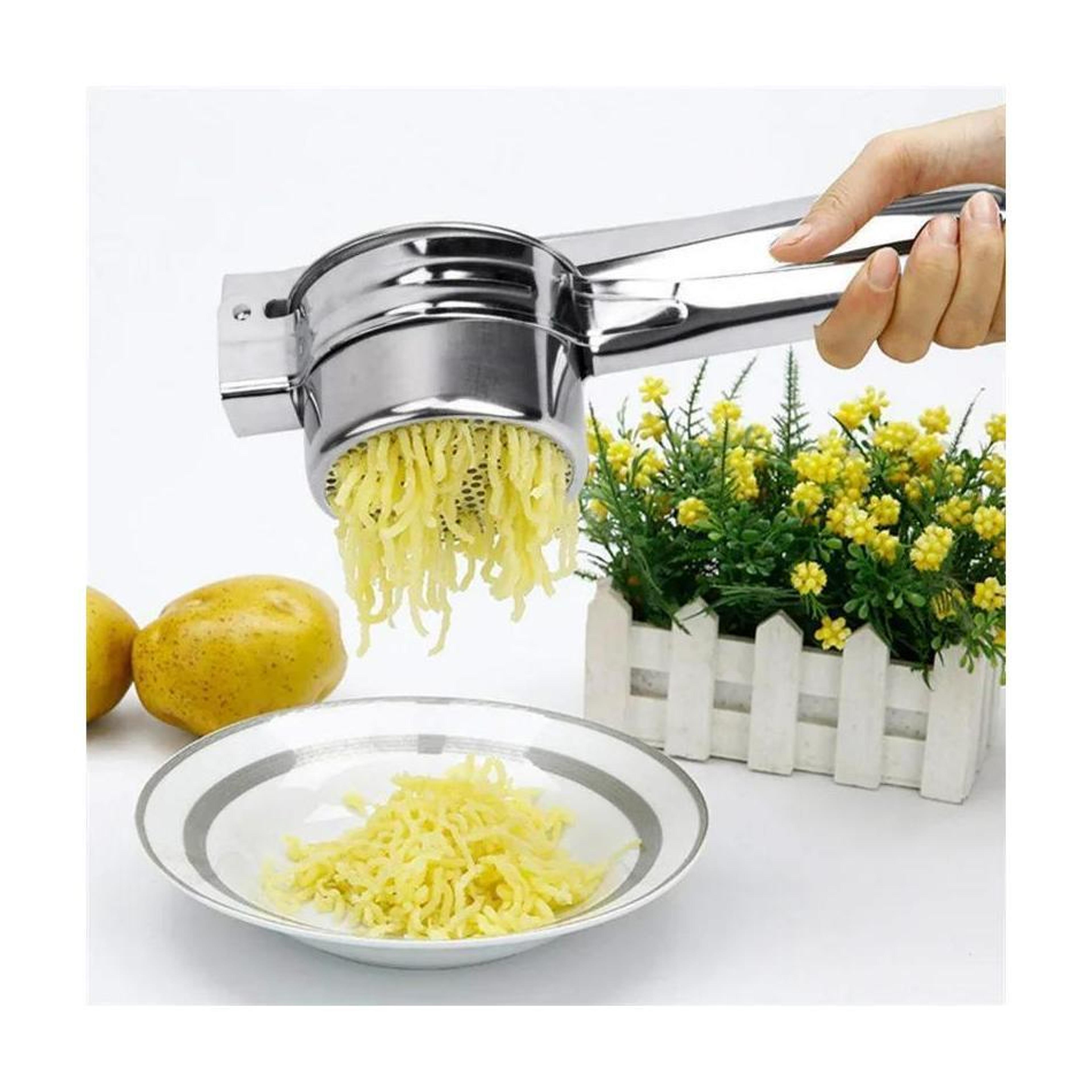 versatile stainless steel potato press manual fruit & vegetable squeezer